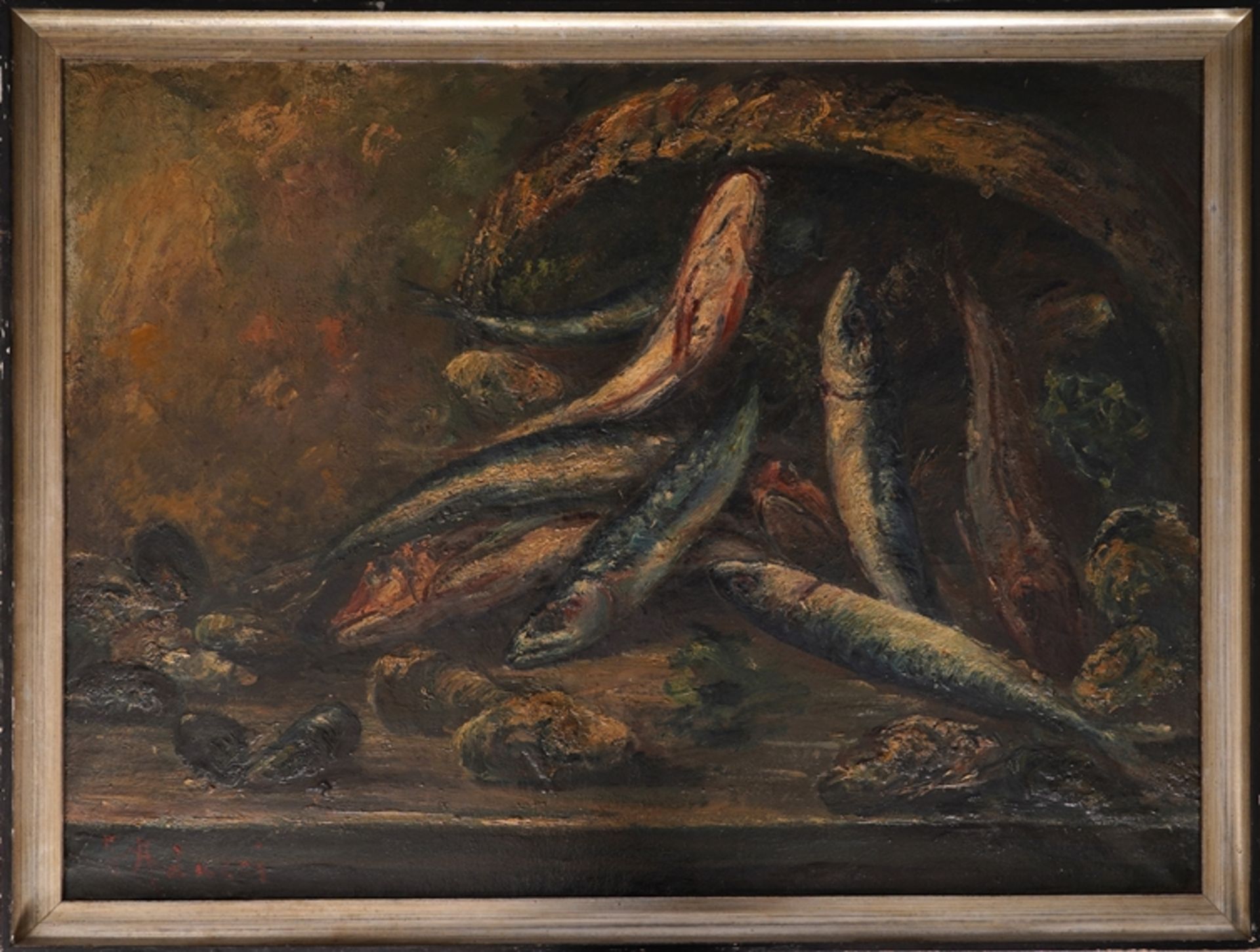 Still life with fish - Image 2 of 4