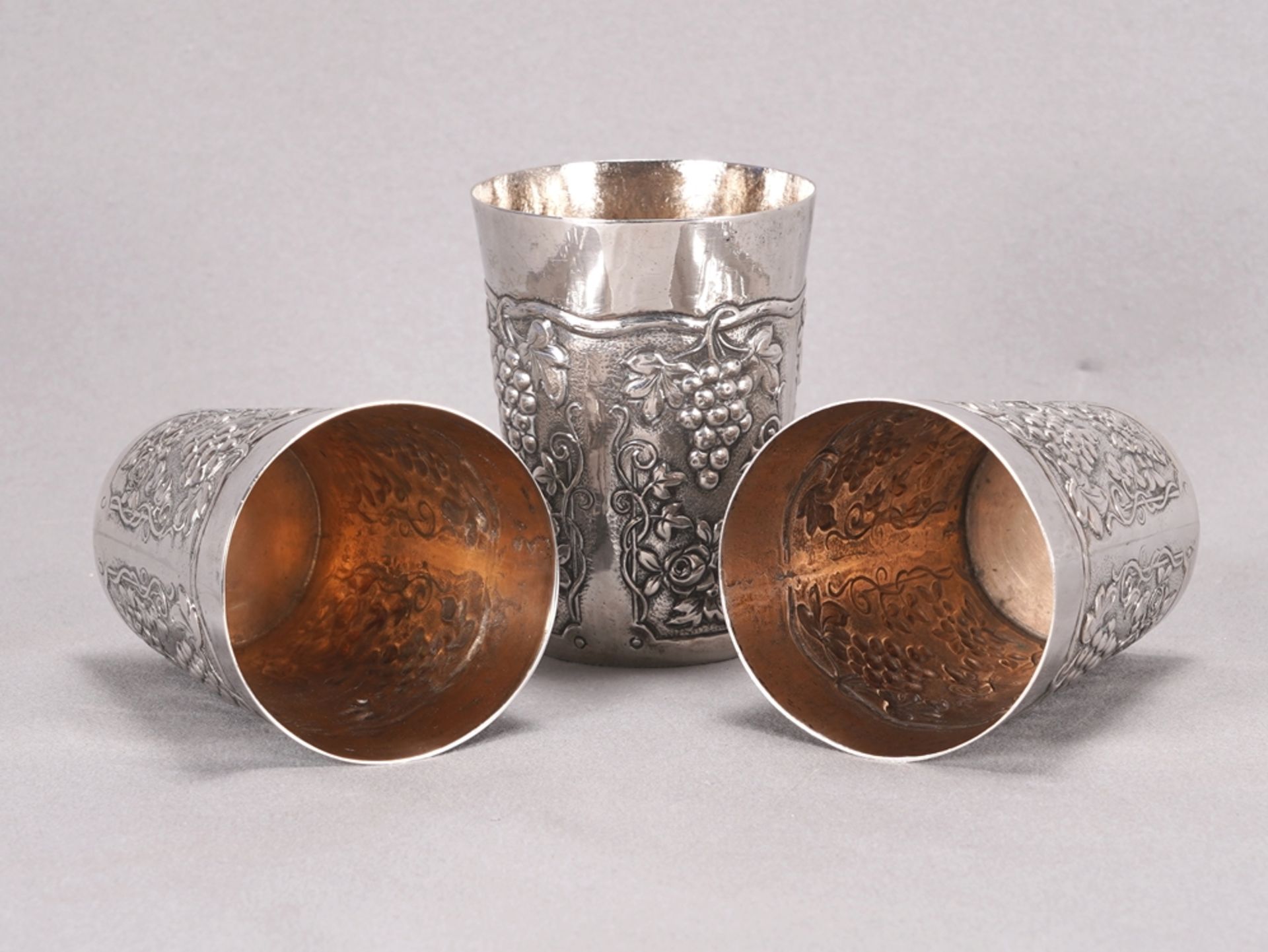 Three art nouveau cups - Image 2 of 4