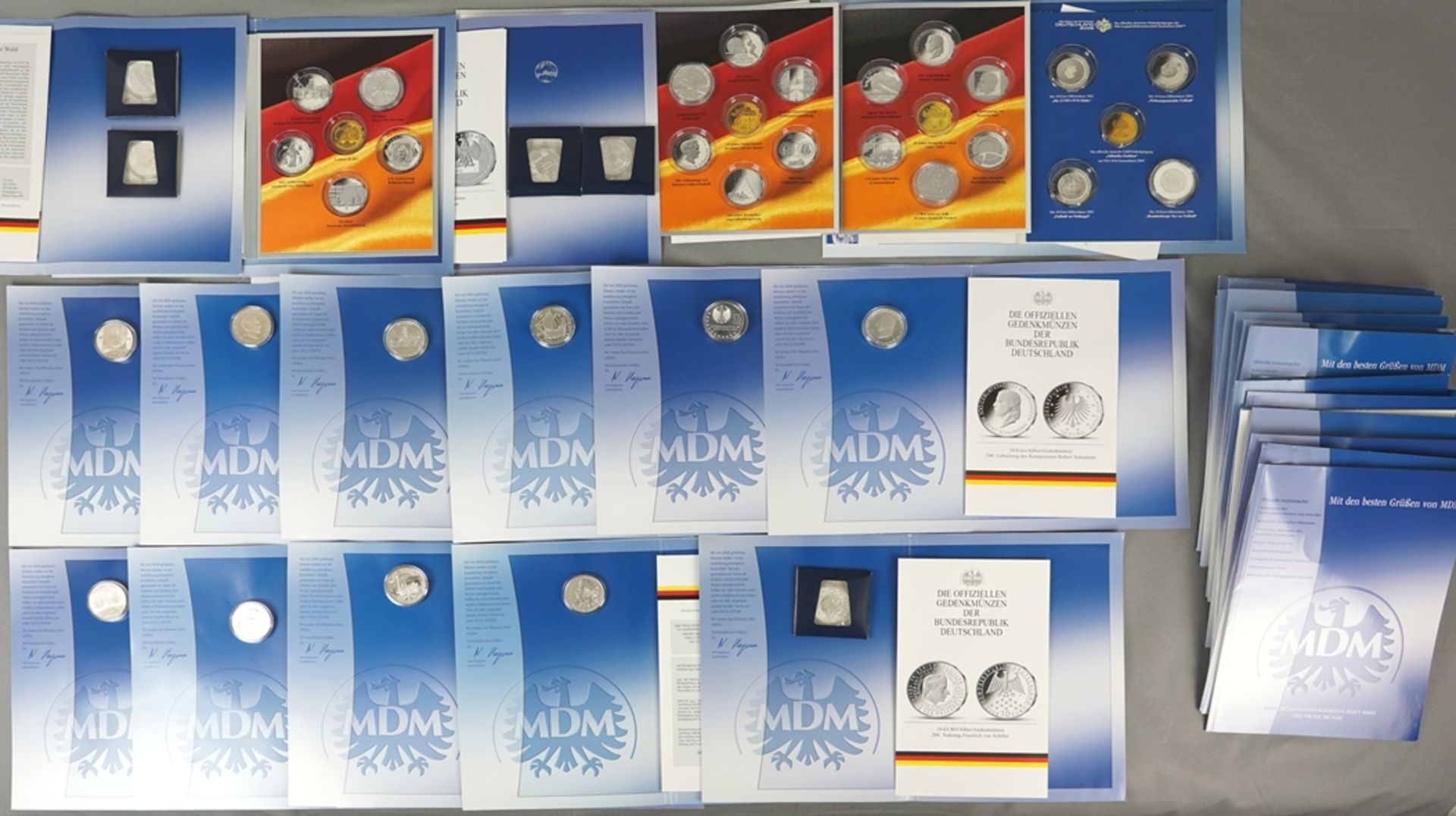 Collection 10-Euro commemorative coins