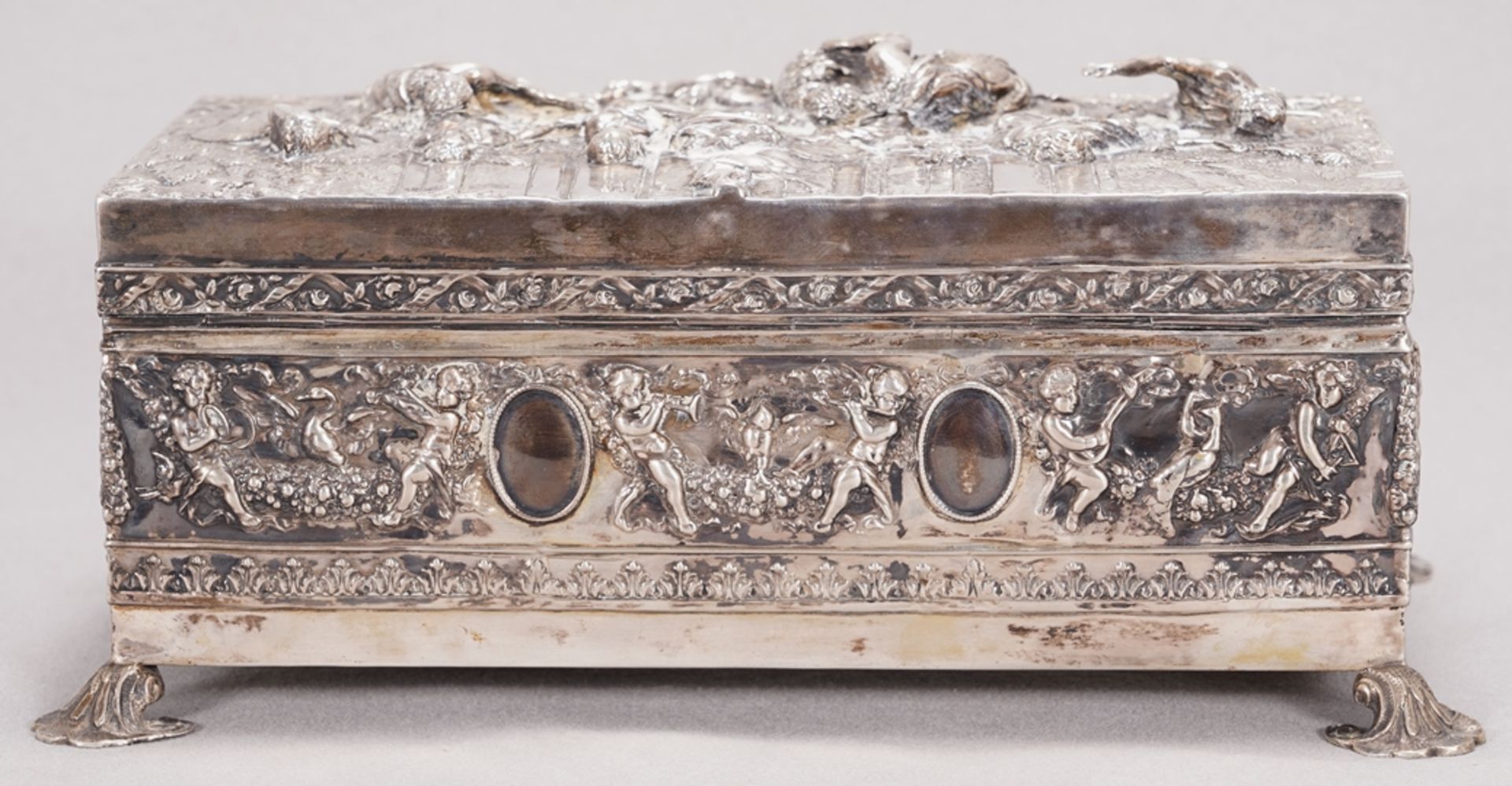 Silver casket - Image 6 of 9