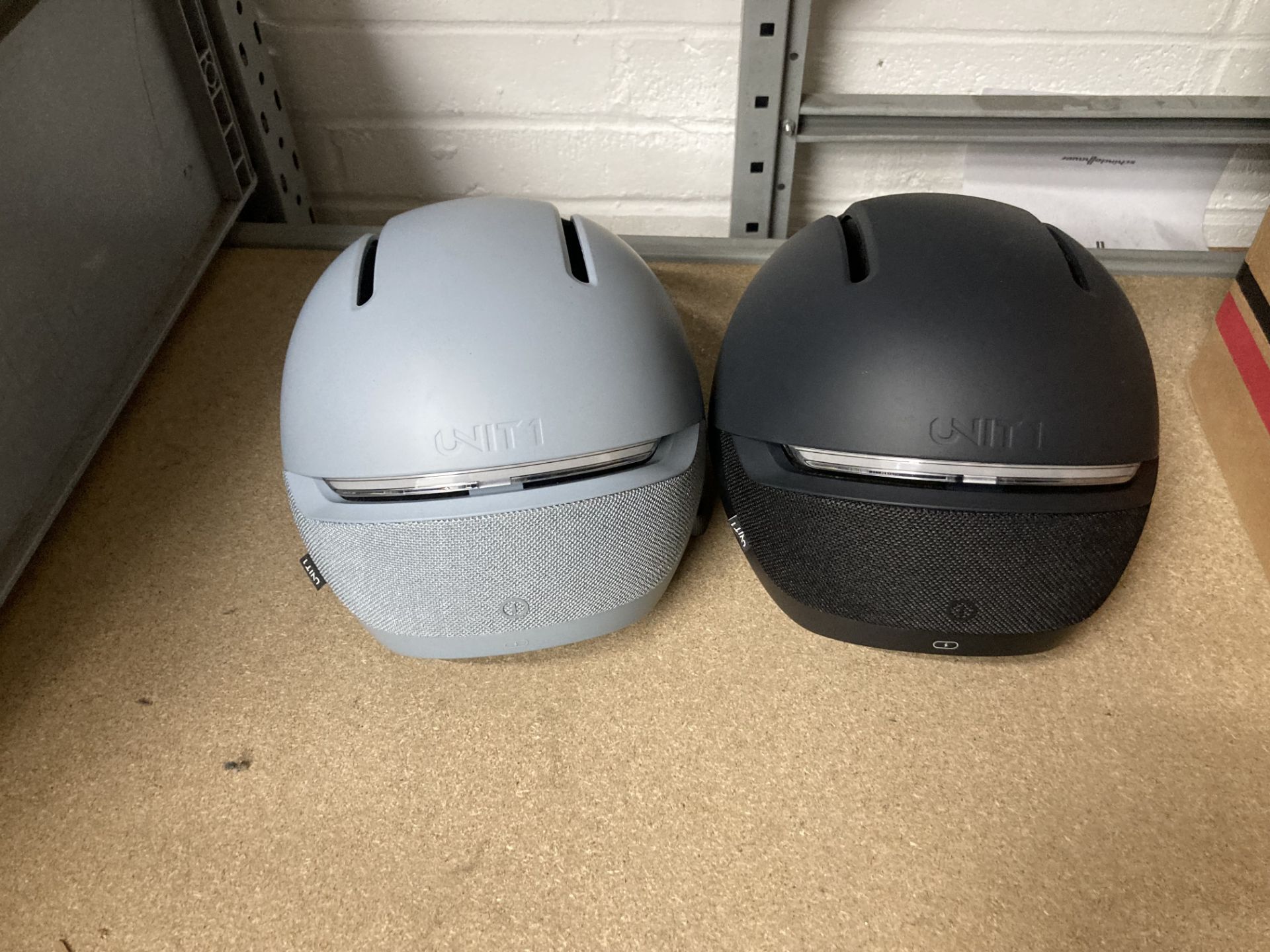 A pair of Unit 1 Fargo cycling helmets - Image 2 of 2