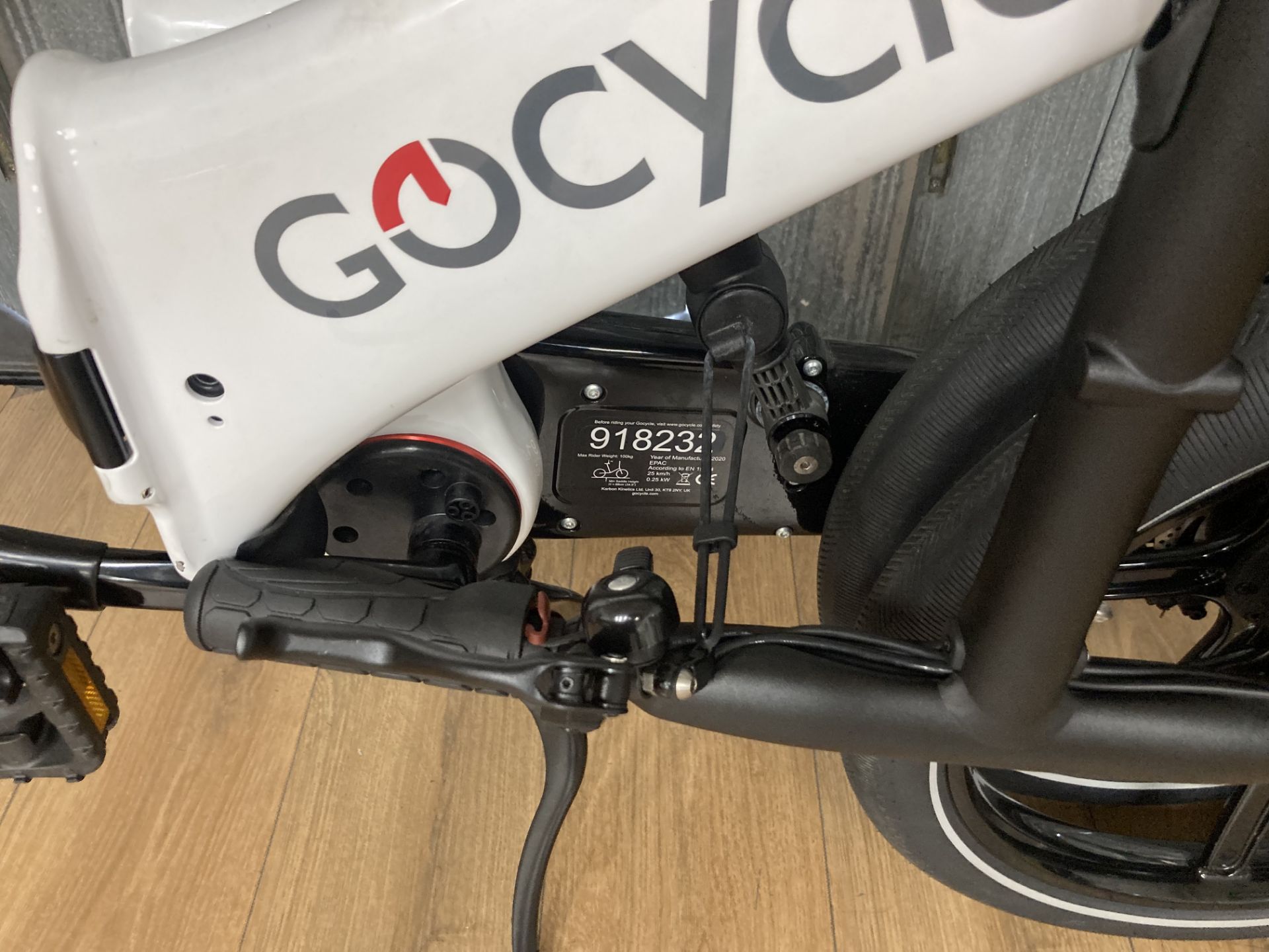 Gocycle GX White/gloss black No battery pack - Image 2 of 3