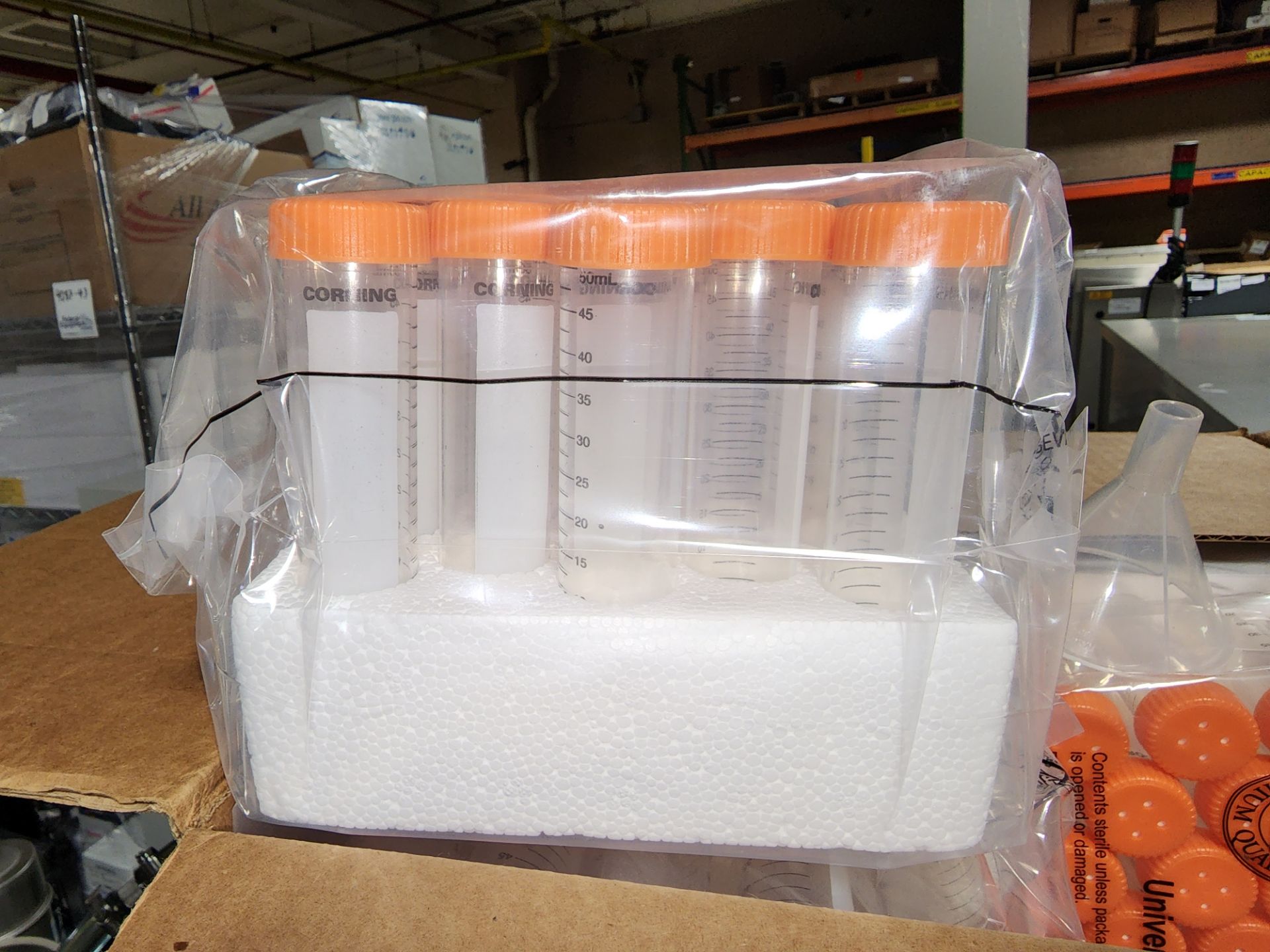 (2) cases Corning 50 ml Mini Bioreactors, plastic. - Image 2 of 7
