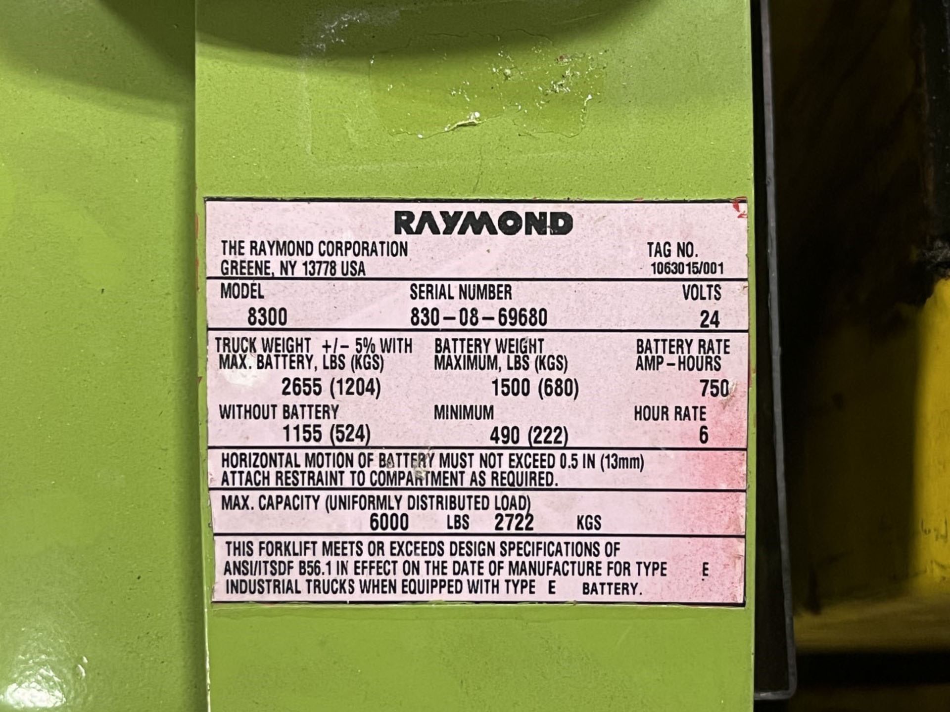 Raymond electric pallet jack - Image 4 of 4