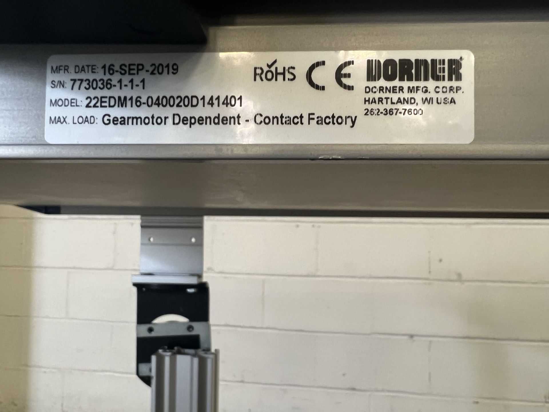 Dorner Flat Belt Conveyor - Image 4 of 4