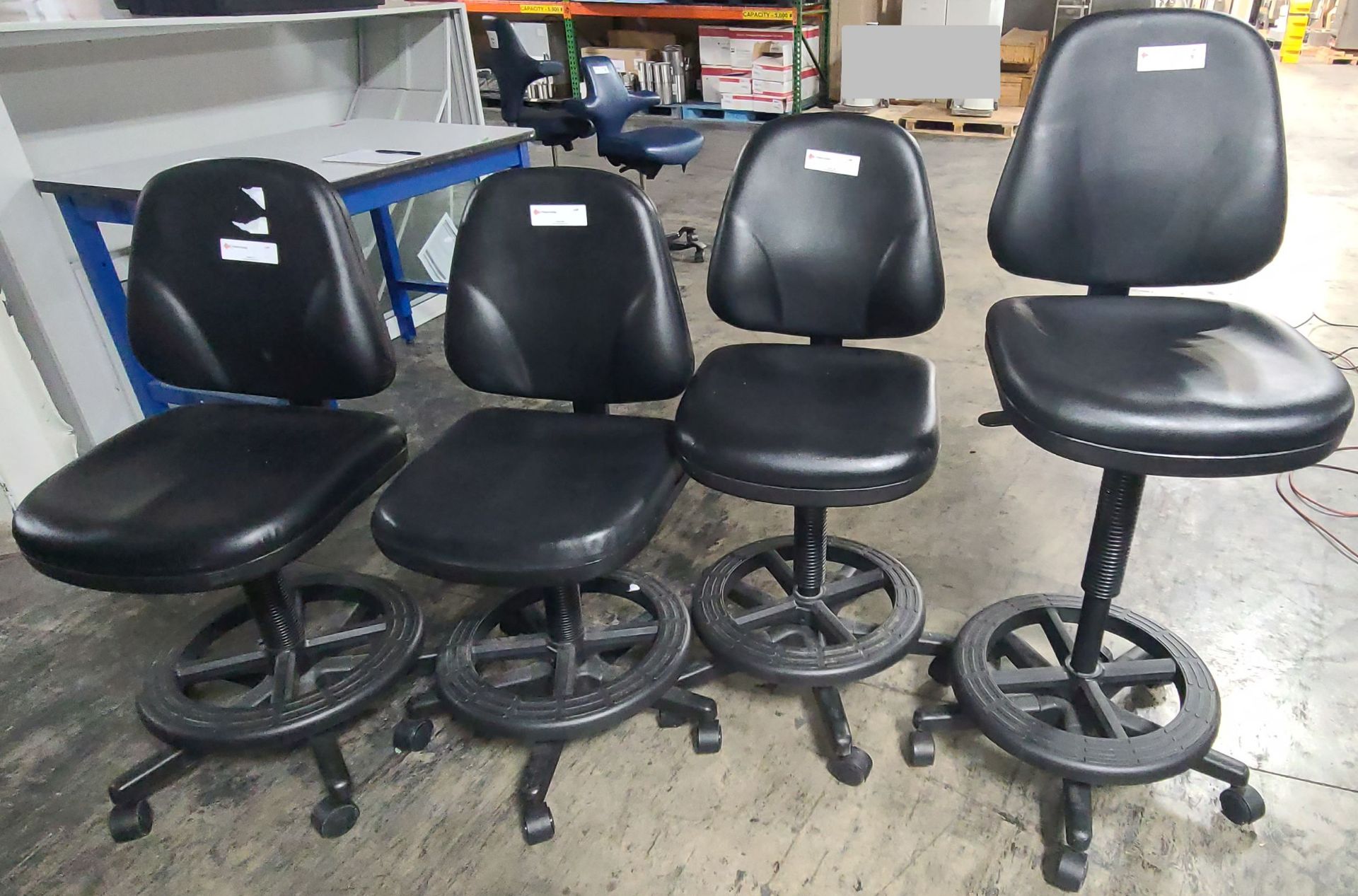 (4) Laboratory Stools