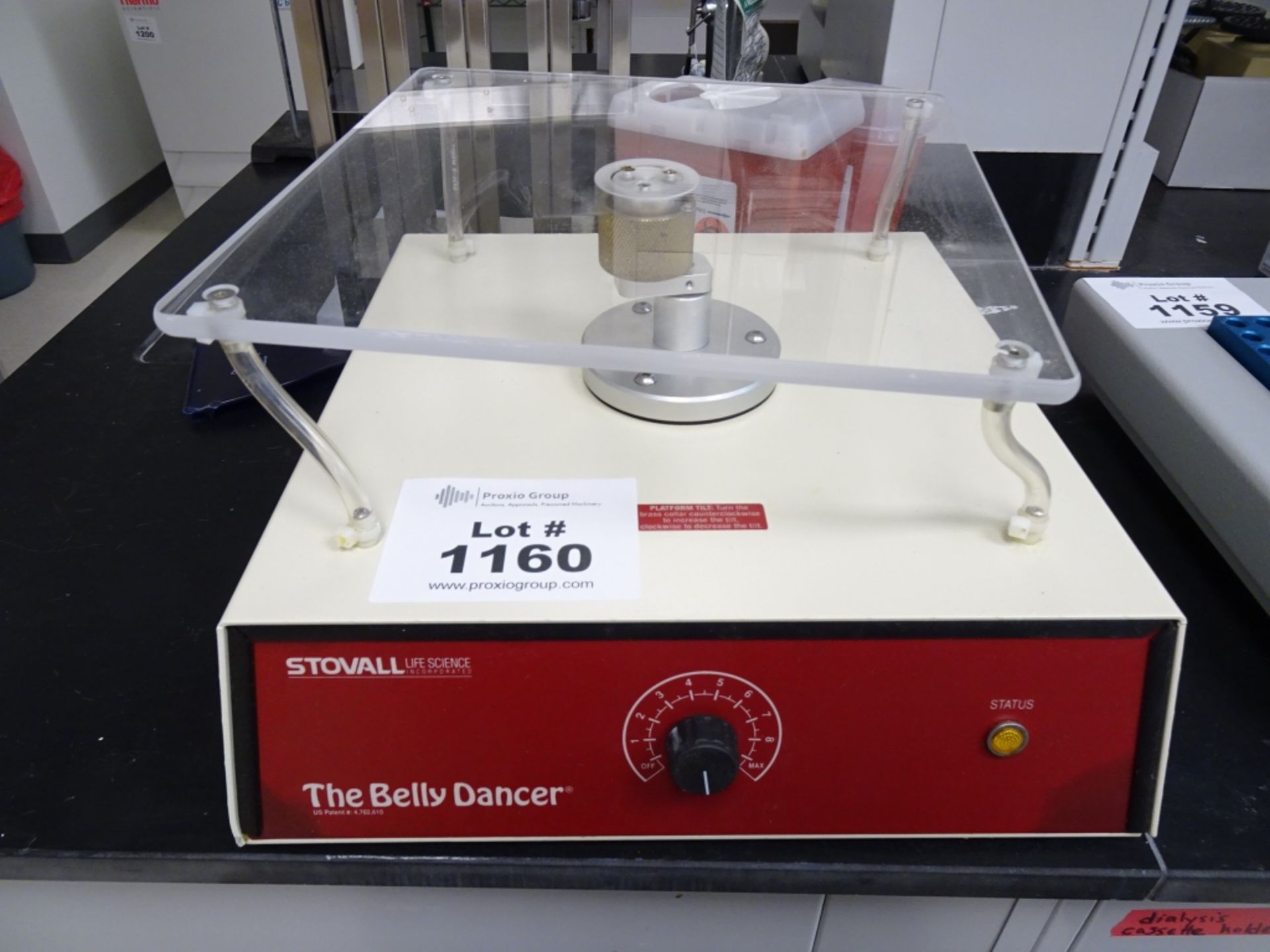 Stovall life sciences The Belly Dancer lab shaker. Model BDRAA115S. S/N 0812BDR200060. - Image 2 of 4