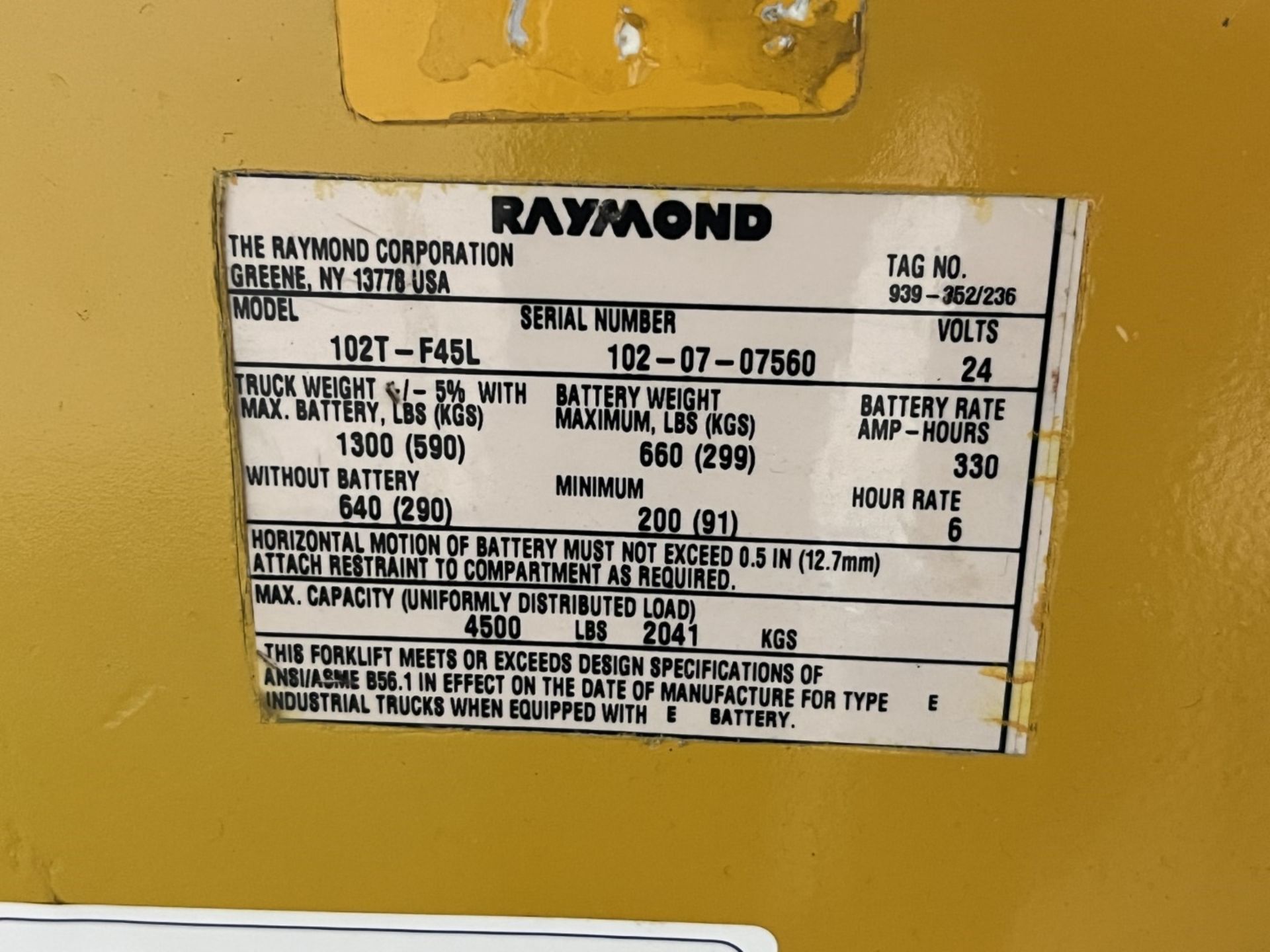 Raymond electric pallet jack - Image 4 of 4