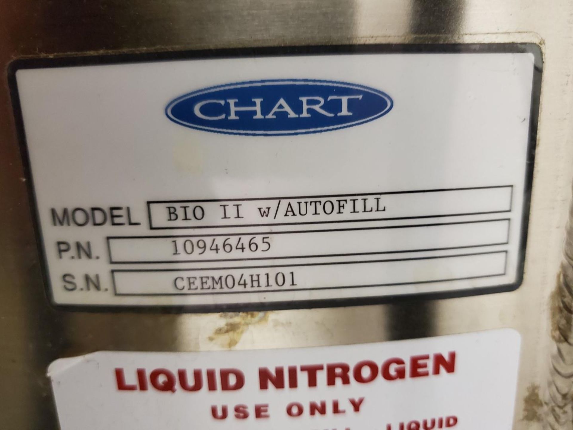 Chart Liquid Nitrogen Freezer System - Image 2 of 4