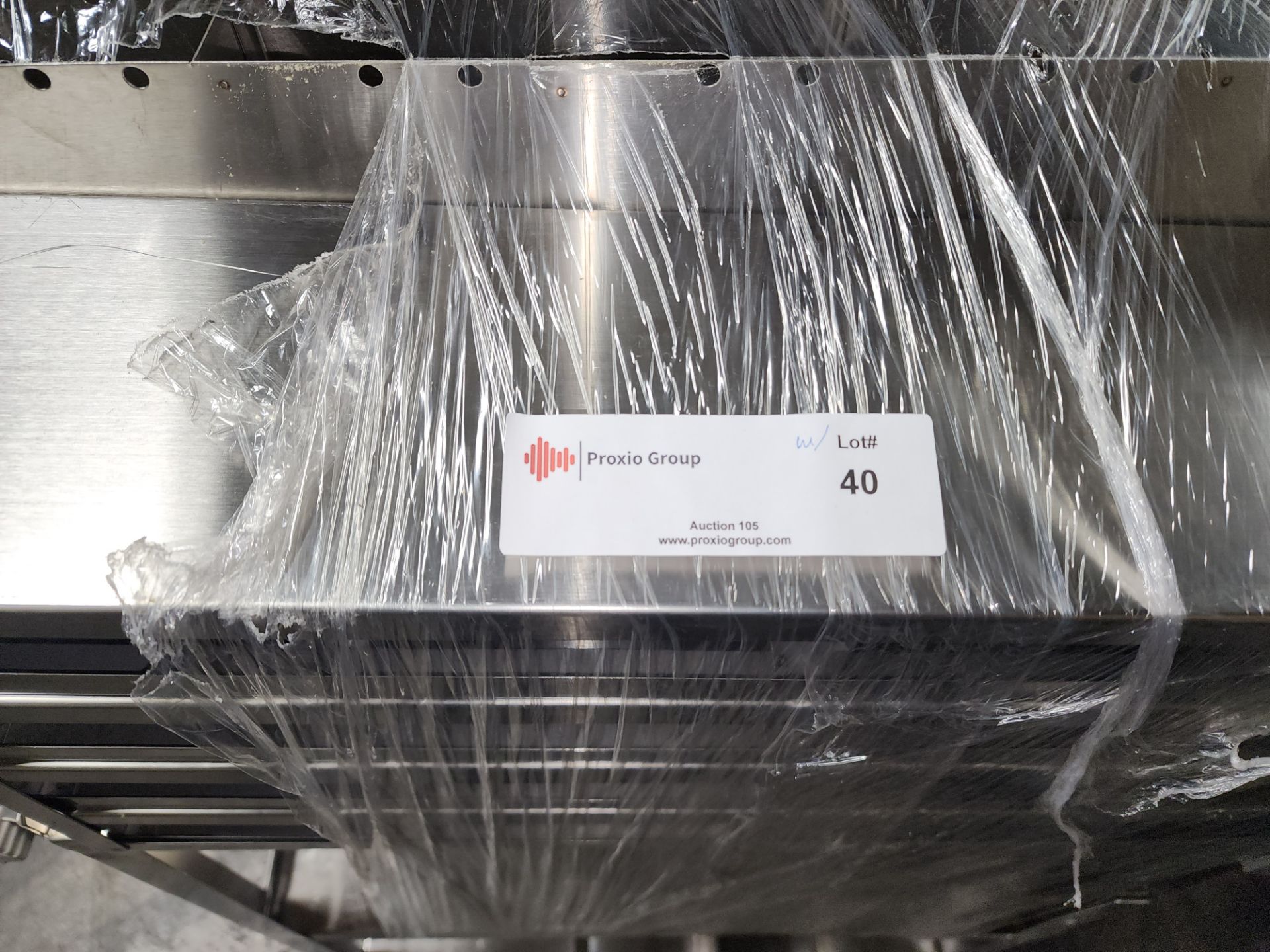 Lot of Freezer racks for test plates with carts - Image 10 of 10