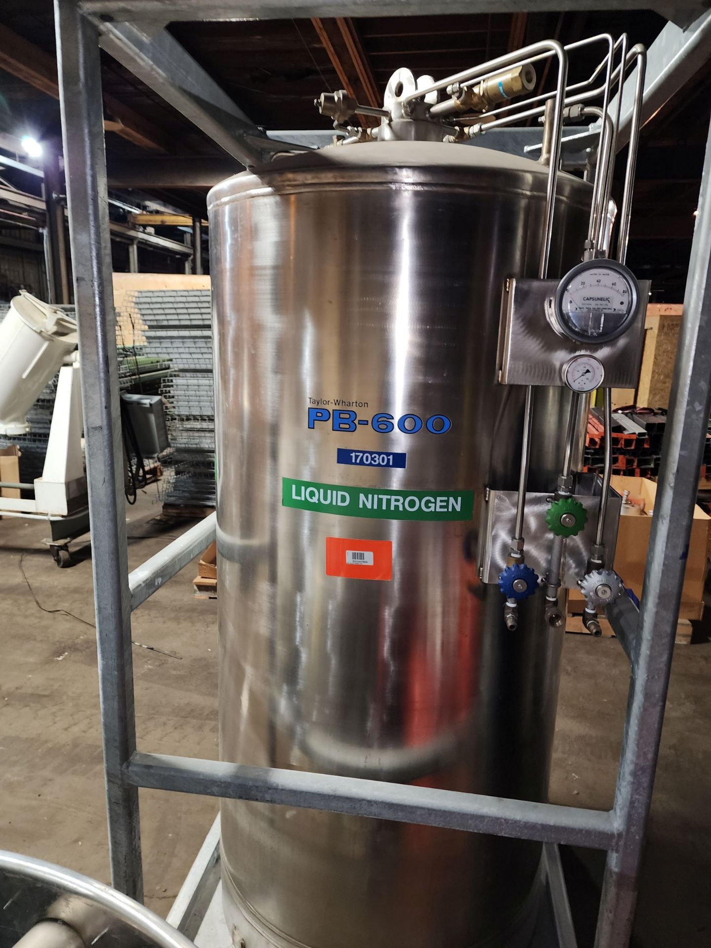 Taylor-Wharton Liquid Nitrogen Tank - Image 6 of 9