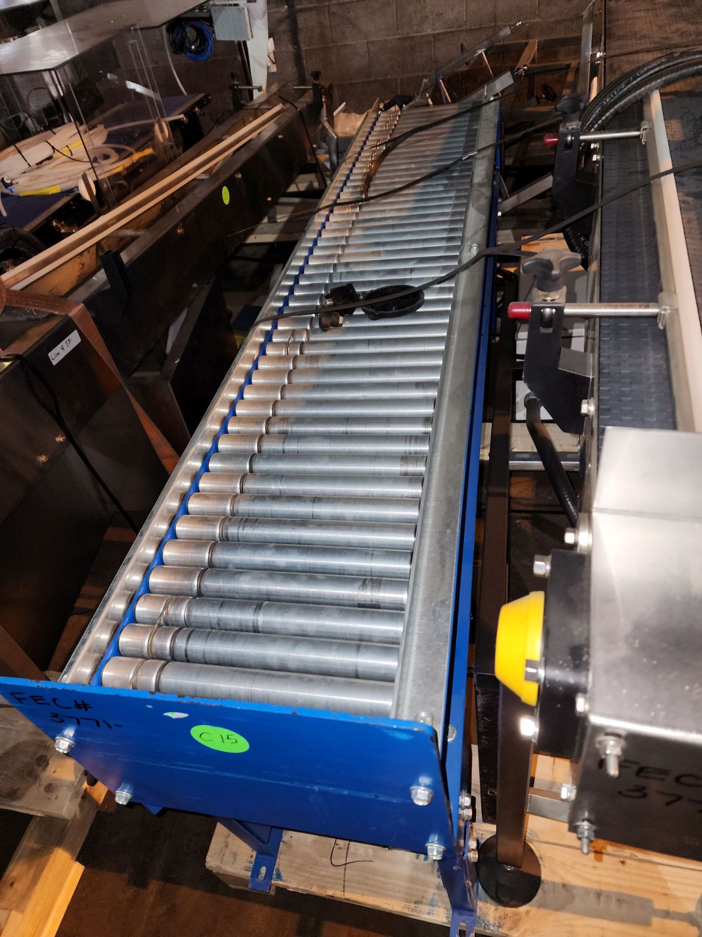 Blue Roller Conveyor