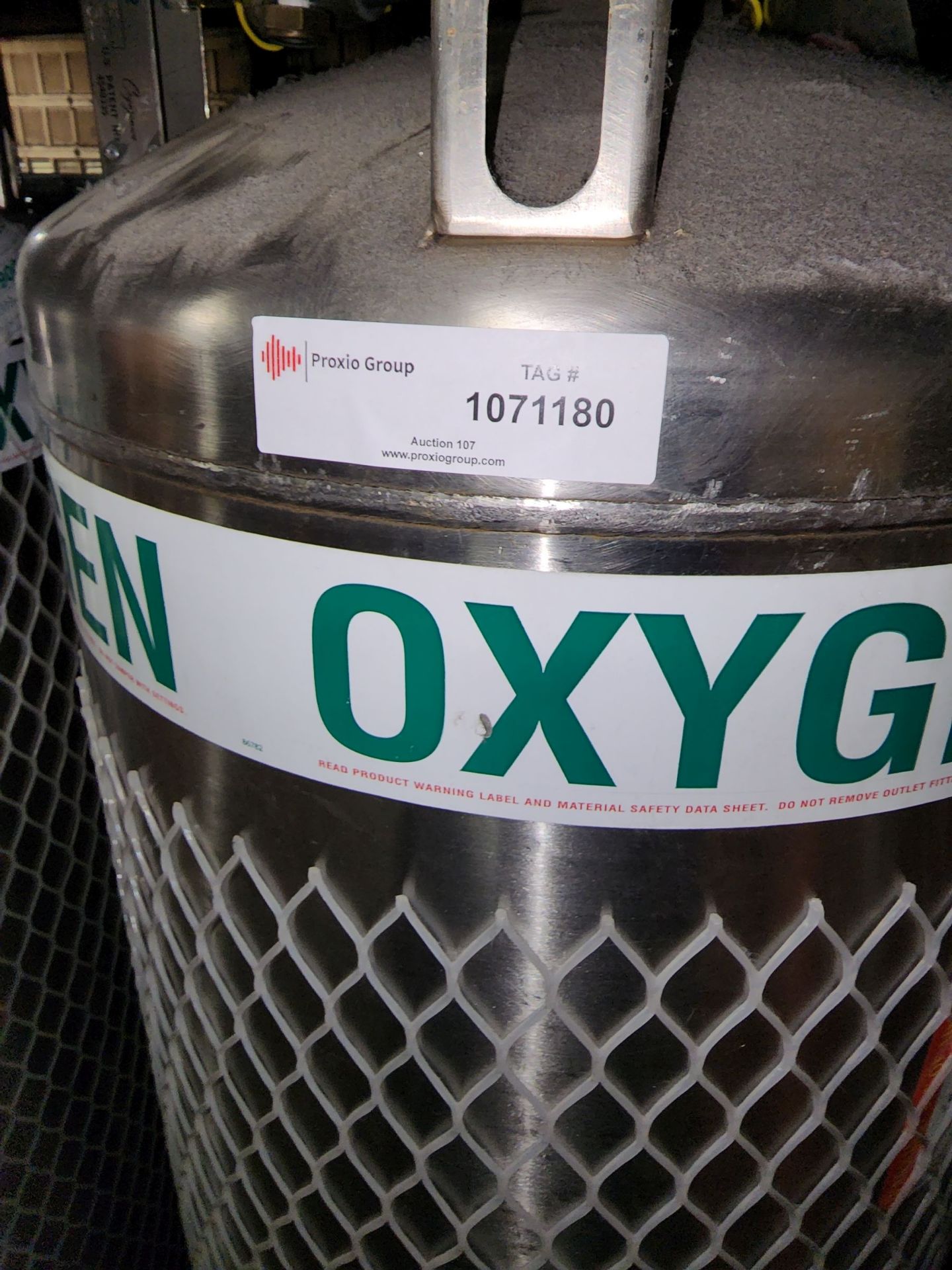 Cryogenics Oxygen cryo storage canister - Image 7 of 7