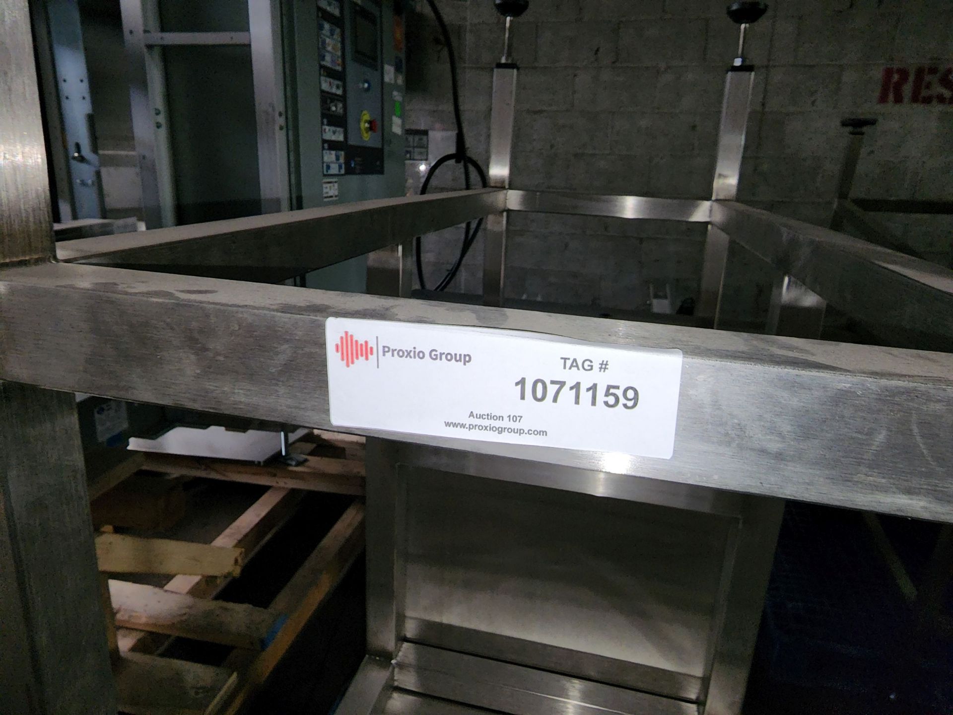 Lot of (2) offset stainless steel tables - Image 4 of 4