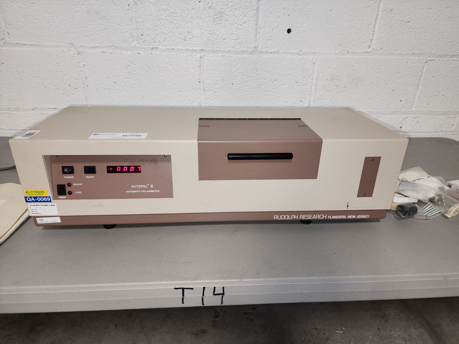 Rudolph Reserarch Automatic Polarimeter - Image 2 of 10