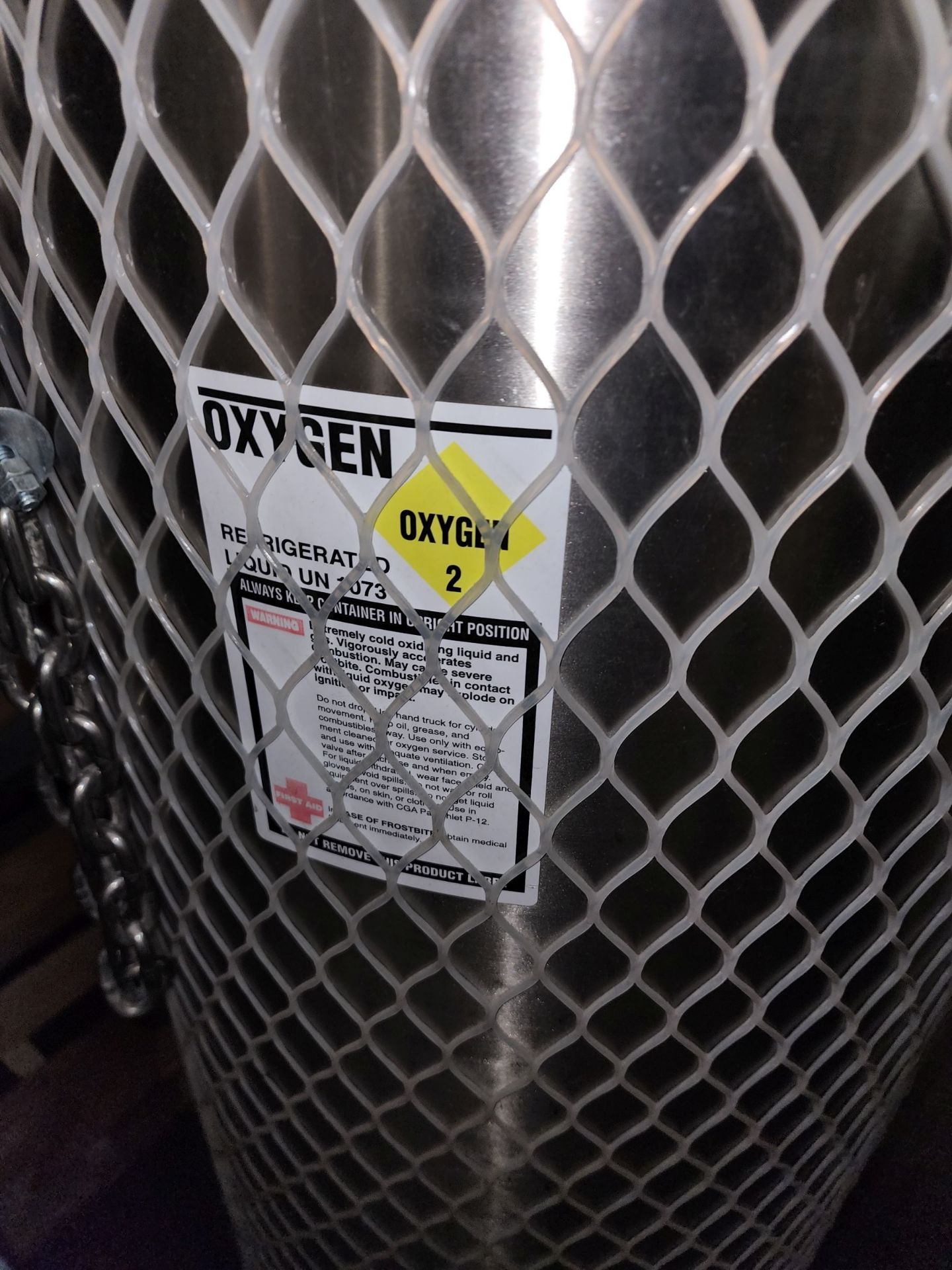 Cryogenics Oxygen cryo storage canister - Image 4 of 7