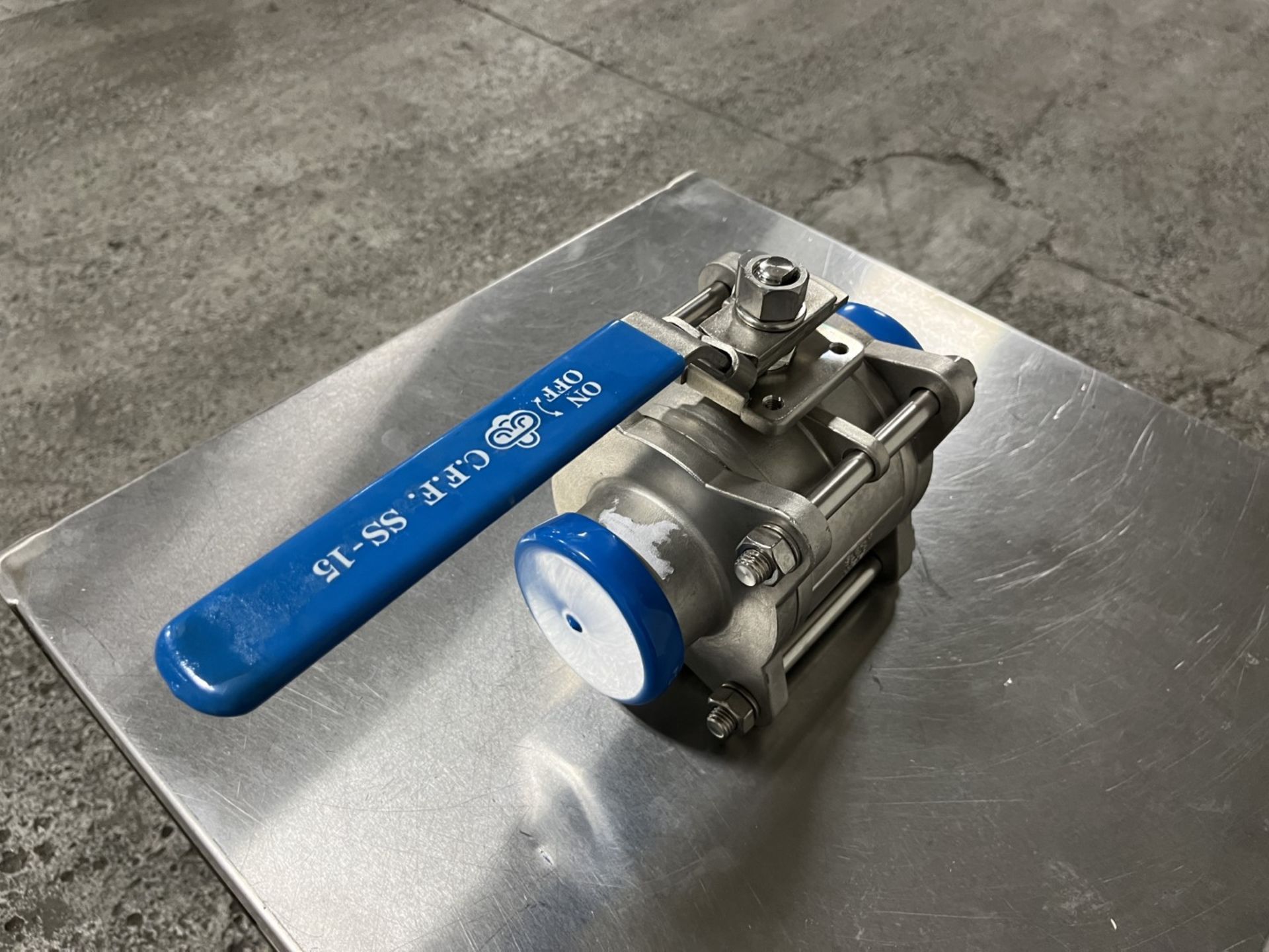 3" sanitary ball valve, stainless steel - Image 2 of 5