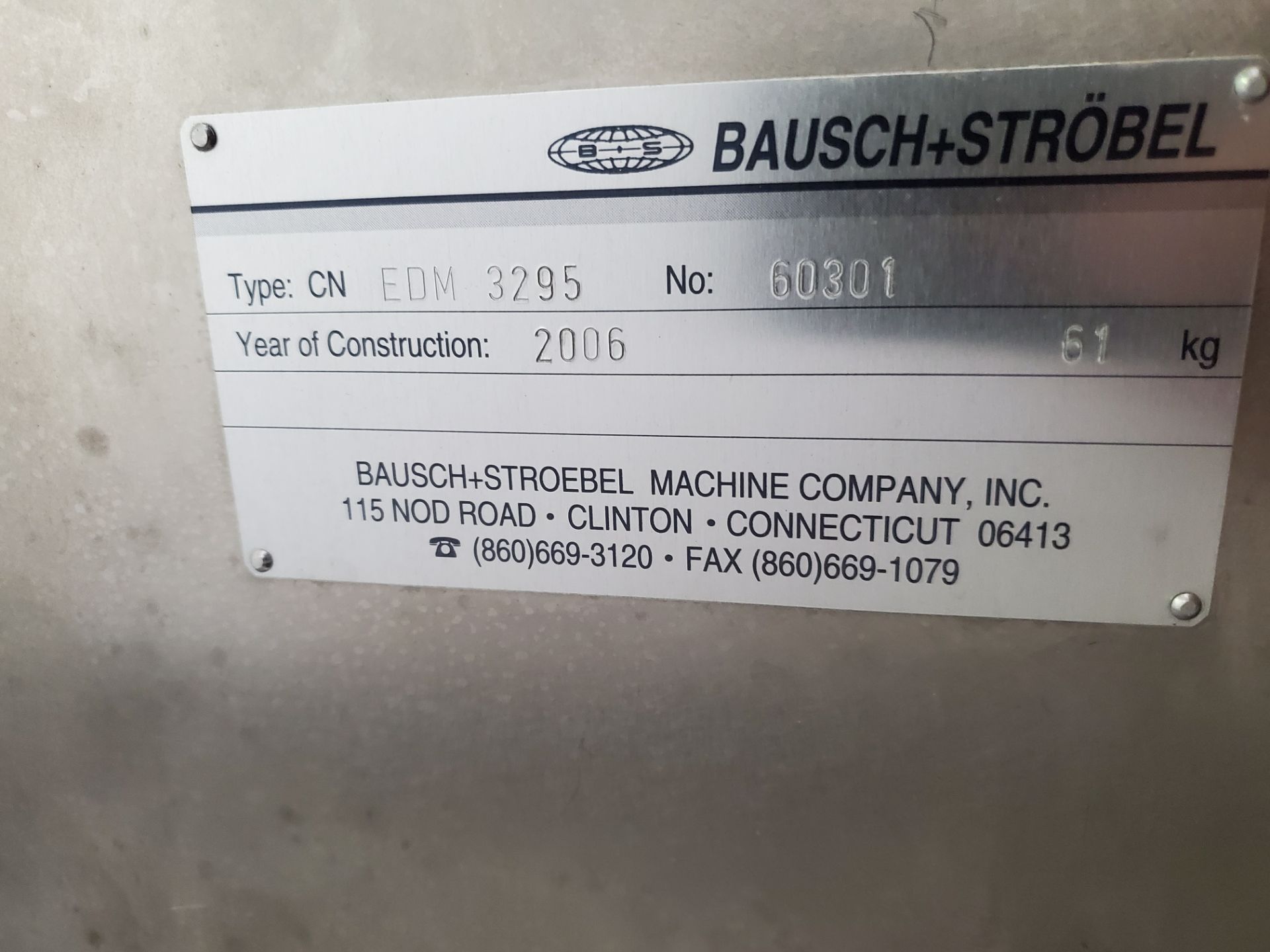 Bausch & Strobel Filling Machine - Image 3 of 5
