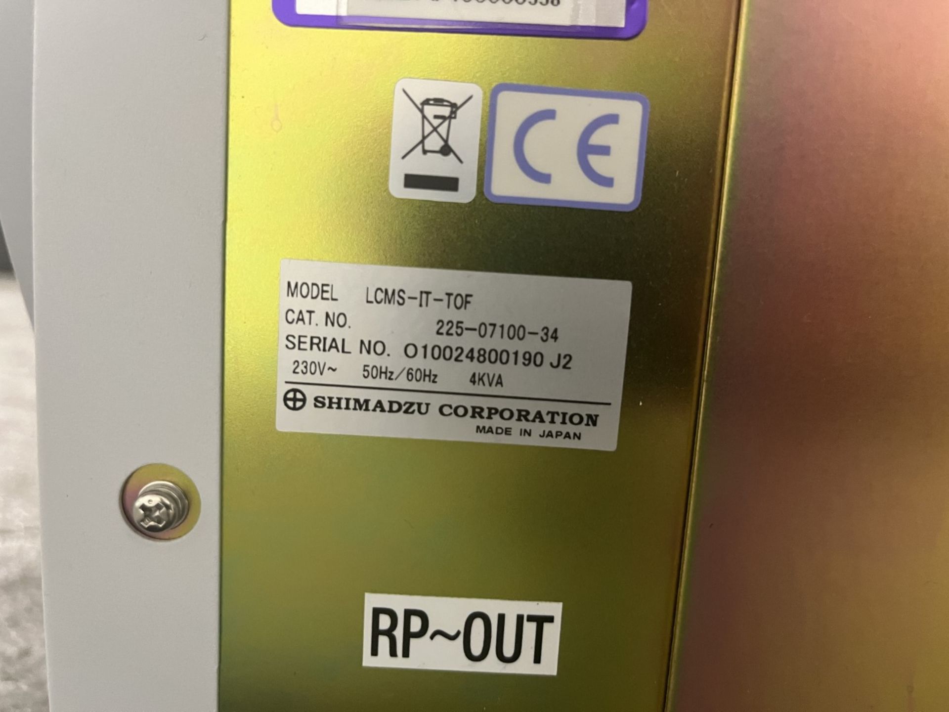 Shimadzu Liquid Chromatography Mass Spectrometer - Image 7 of 12