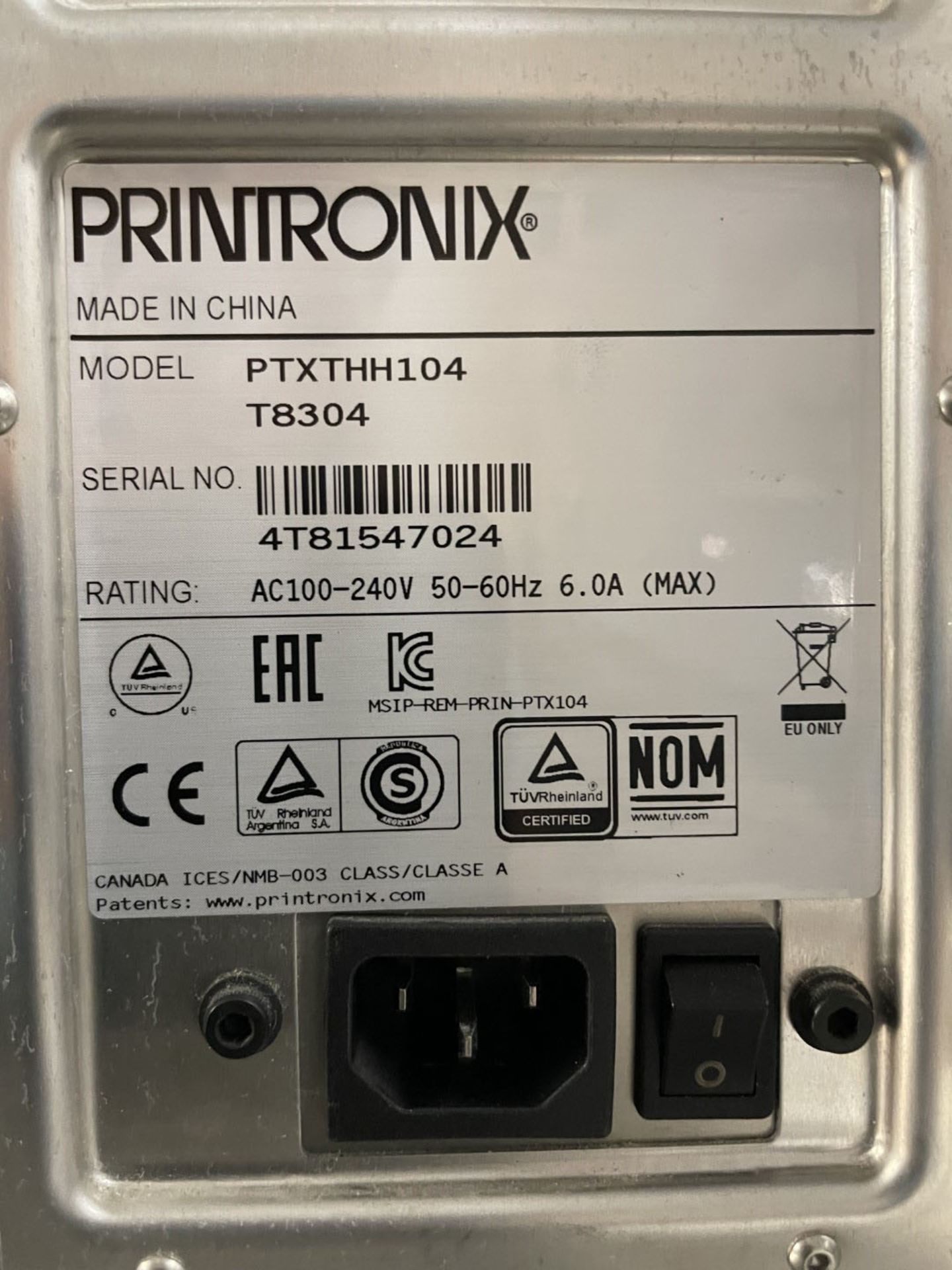 Printronix thermal printer - Image 3 of 12