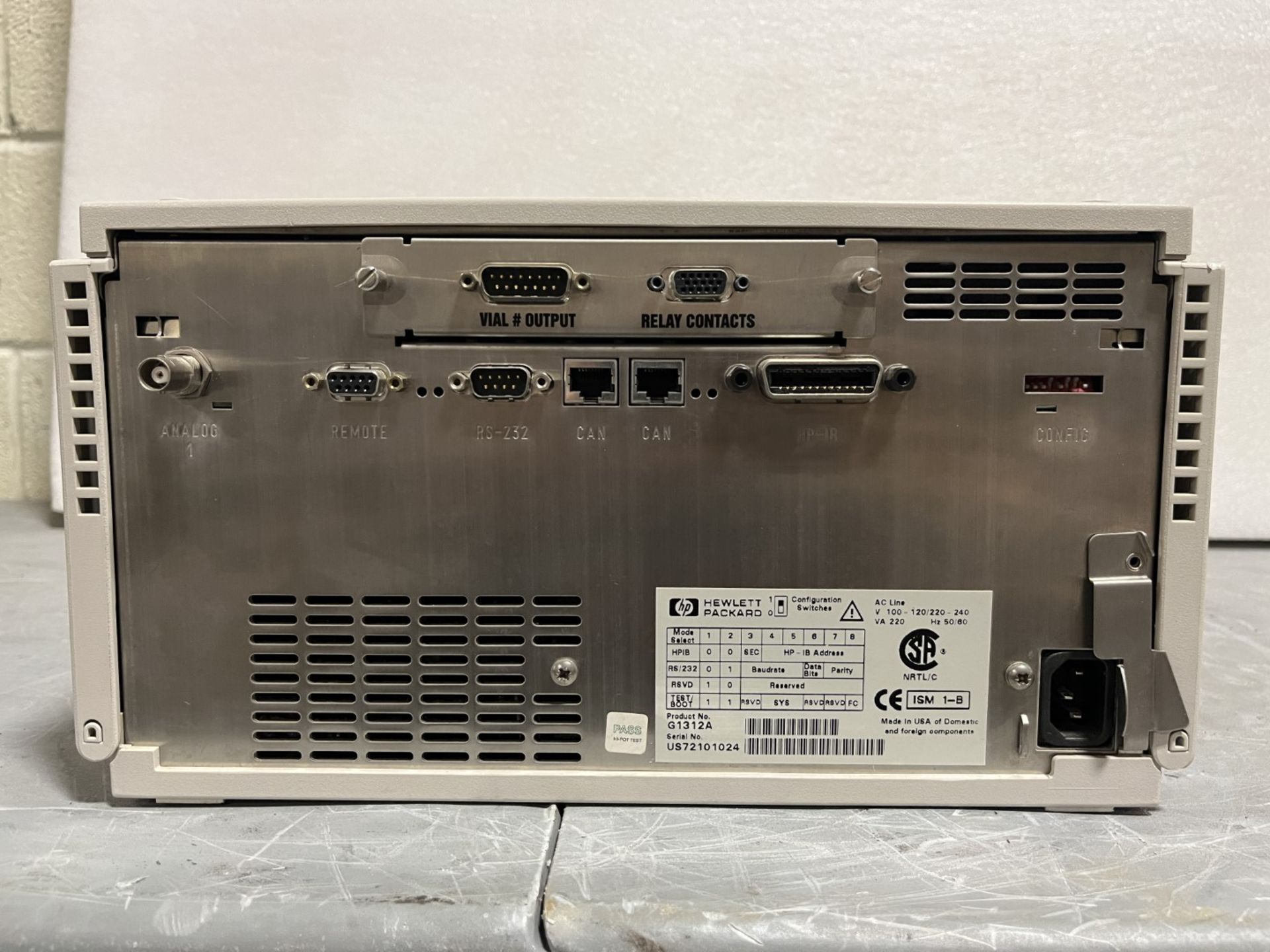 Hewlett Packard 1100 Series Binary Pump - Image 4 of 4