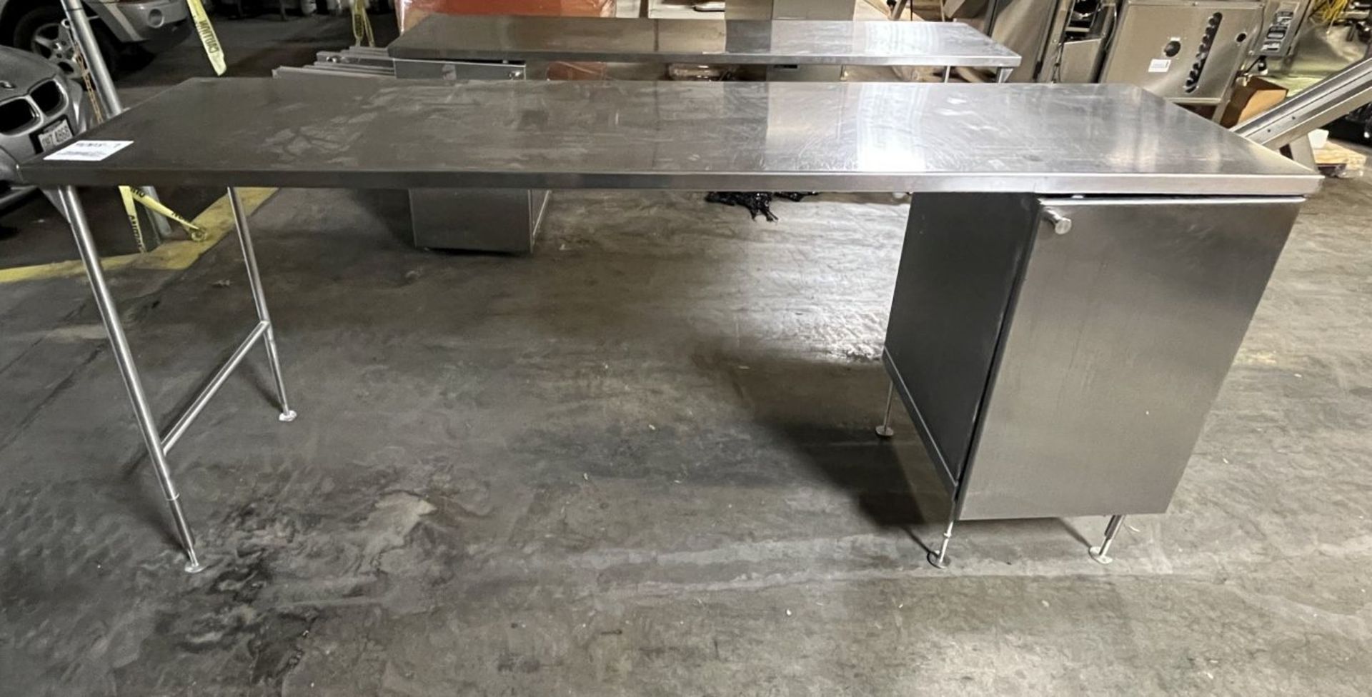 Stainless steel table