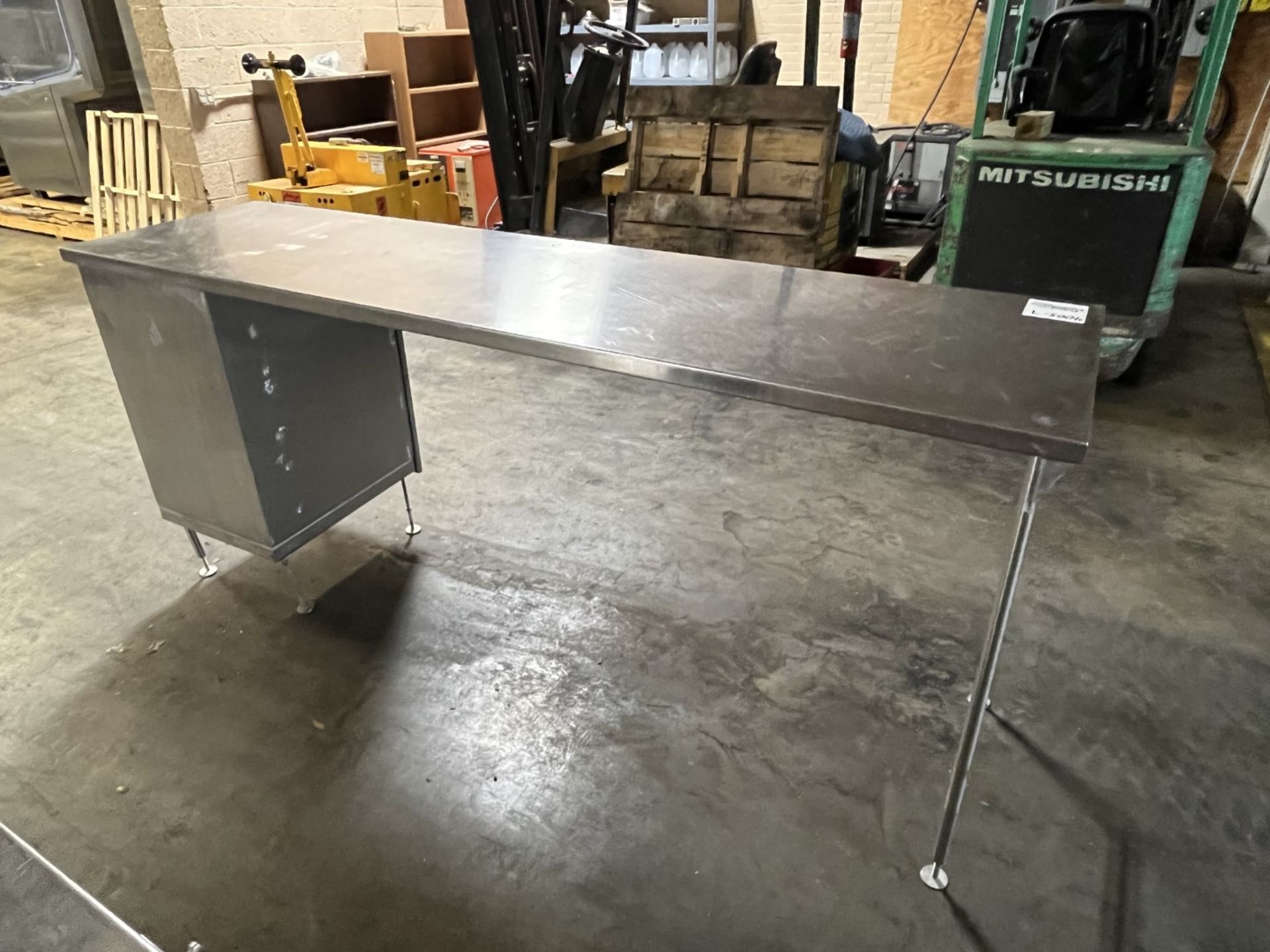 Stainless steel table - Image 2 of 3