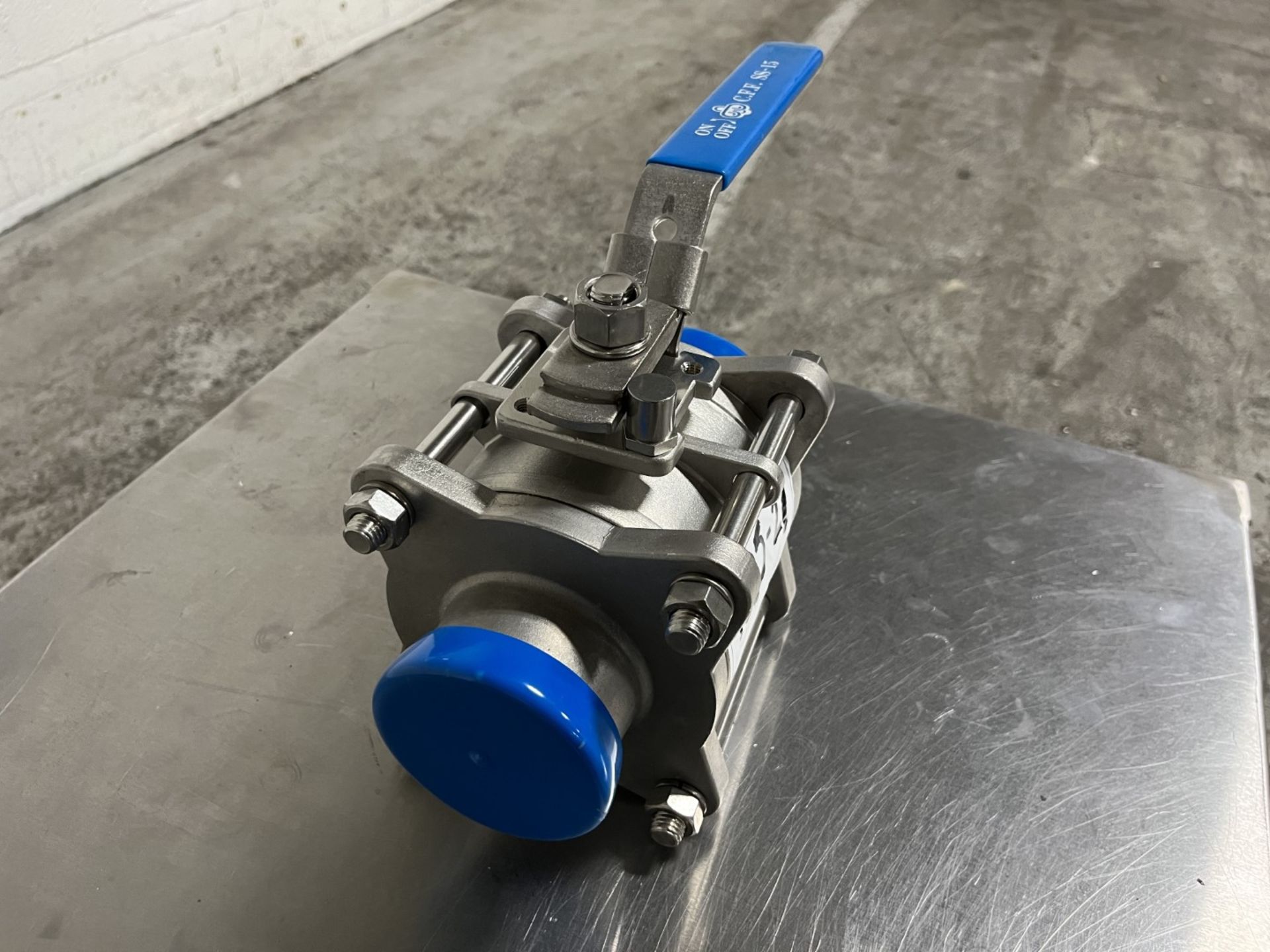 3" sanitary ball valve, stainless steel - Image 3 of 5