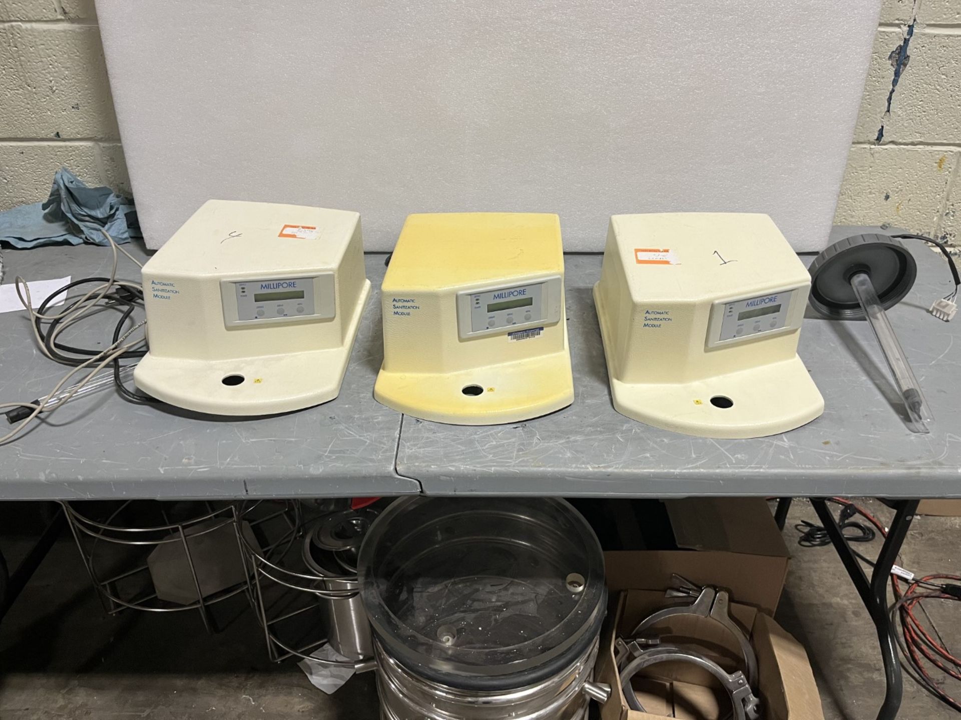 Lot of (3) Millipore Automatic Sanitization Module