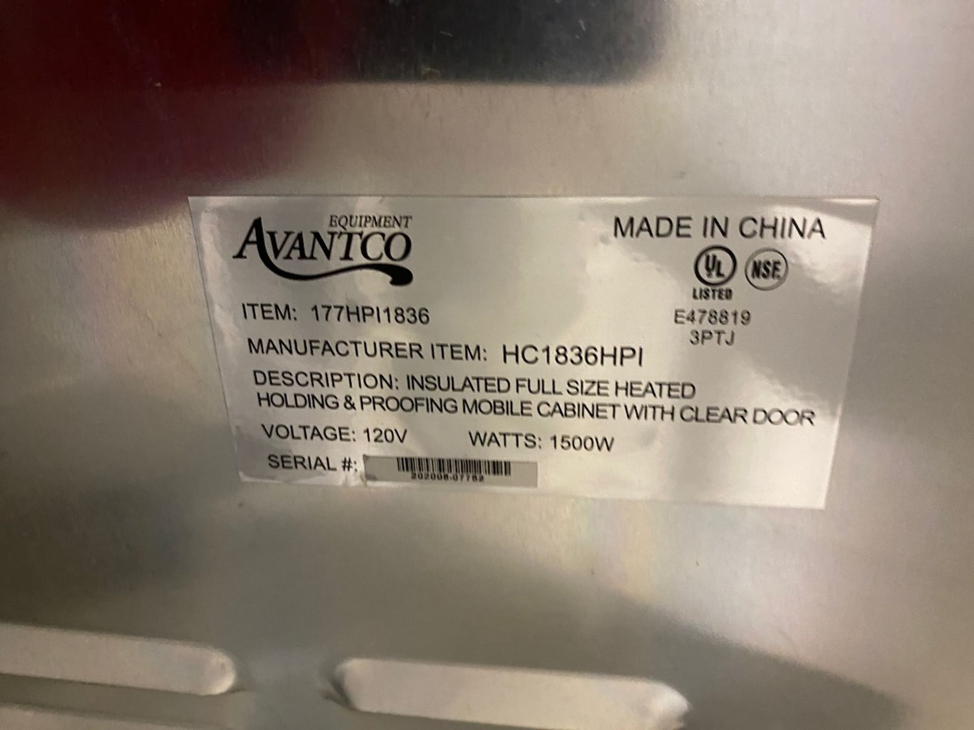 Avantco Warming Oven - Image 4 of 4