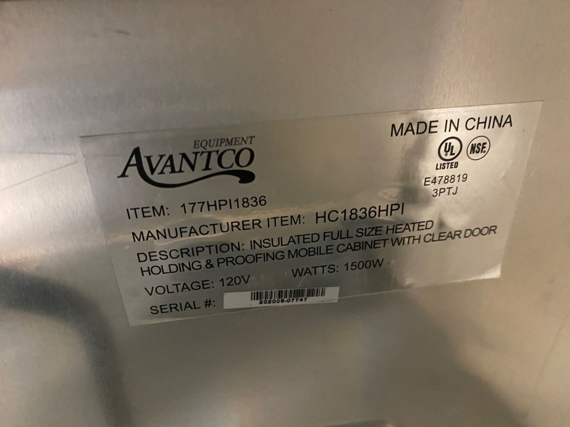 Avantco Warming Oven - Image 4 of 4