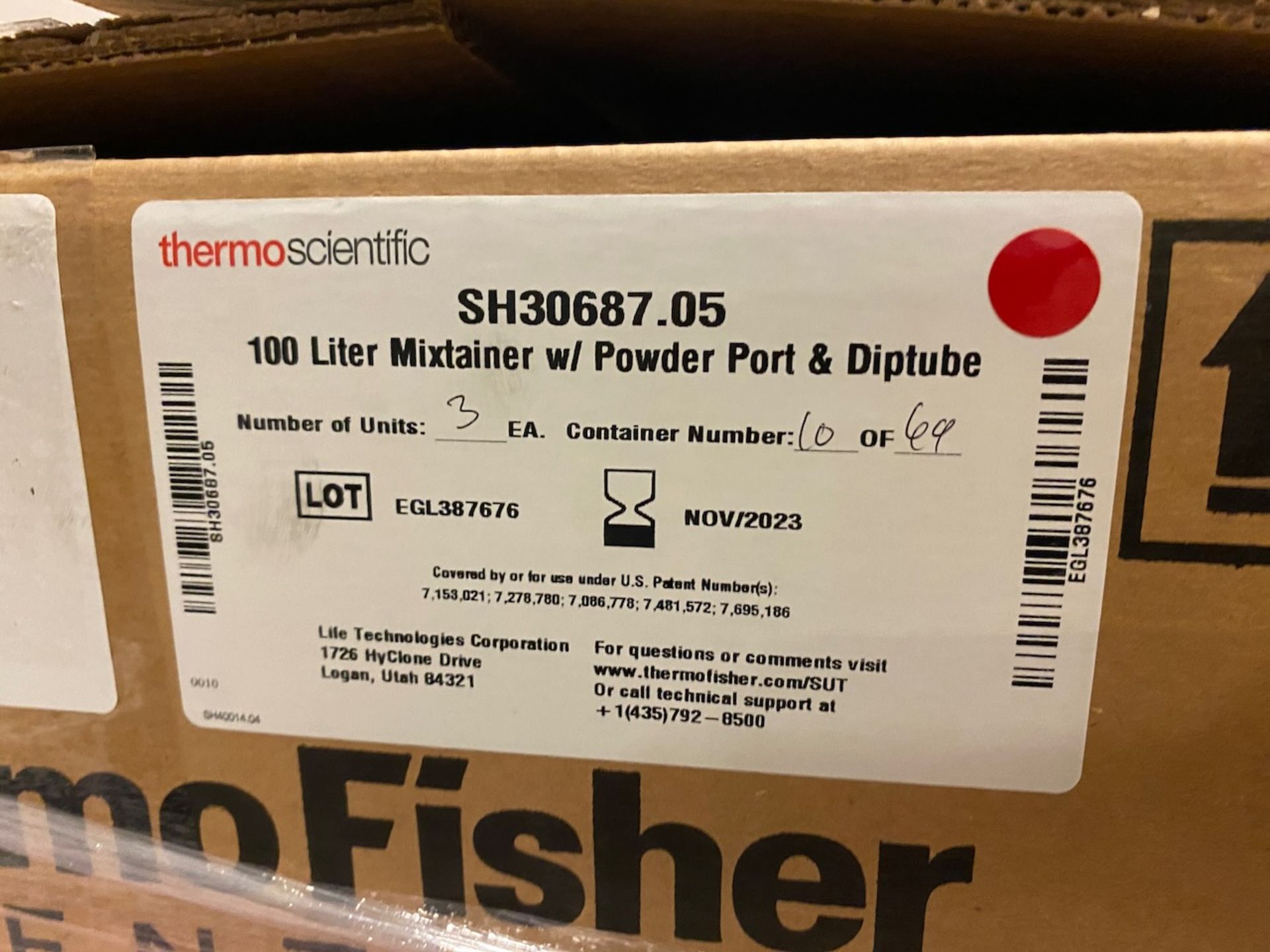 Thermo Fisher Bio Bags - Image 2 of 2