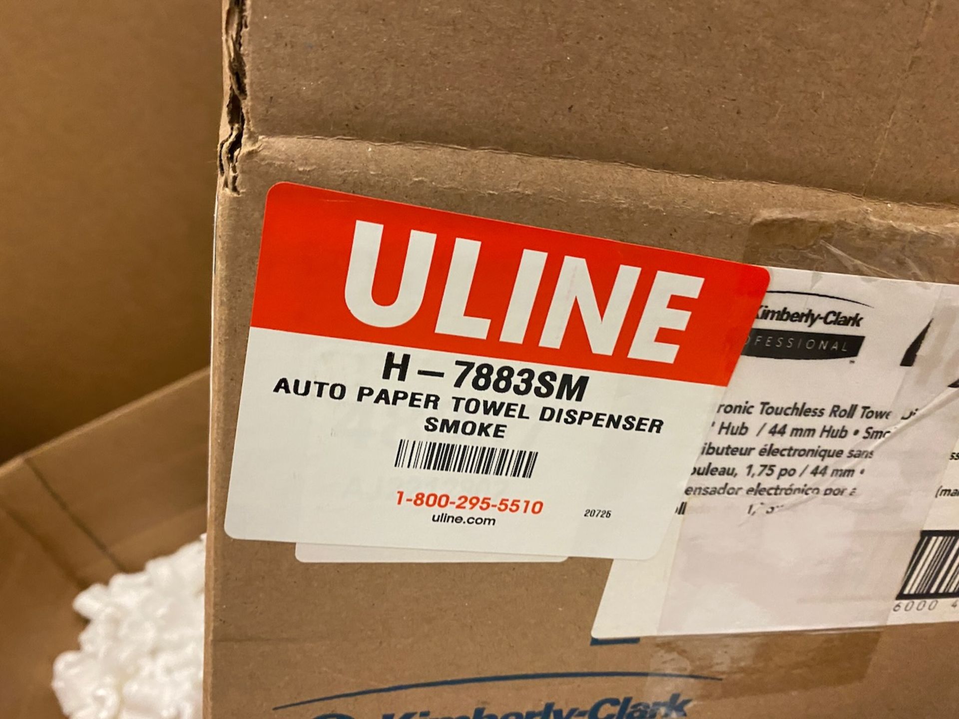 Pallet of Uline automatic paper towel dispensers. - Image 3 of 4
