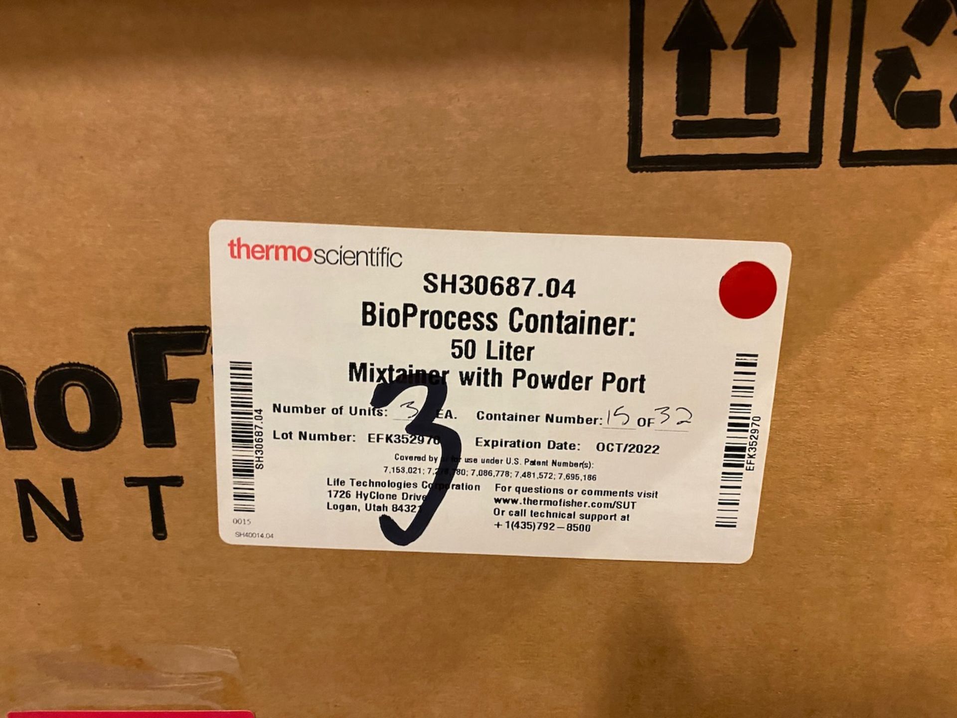 Thermo Fisher Bio Bags - Image 2 of 2