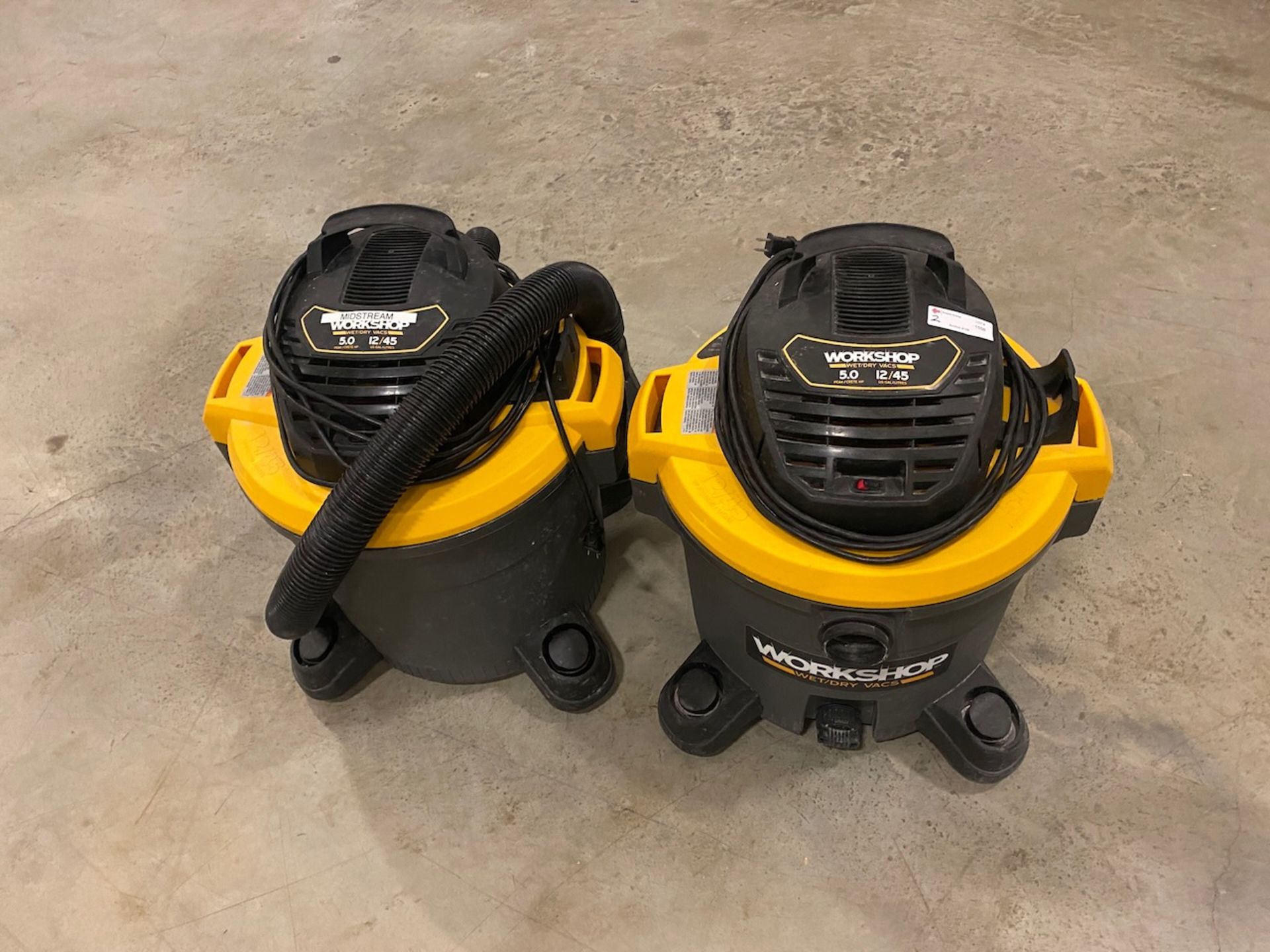 Workshop wet/dry vacuums