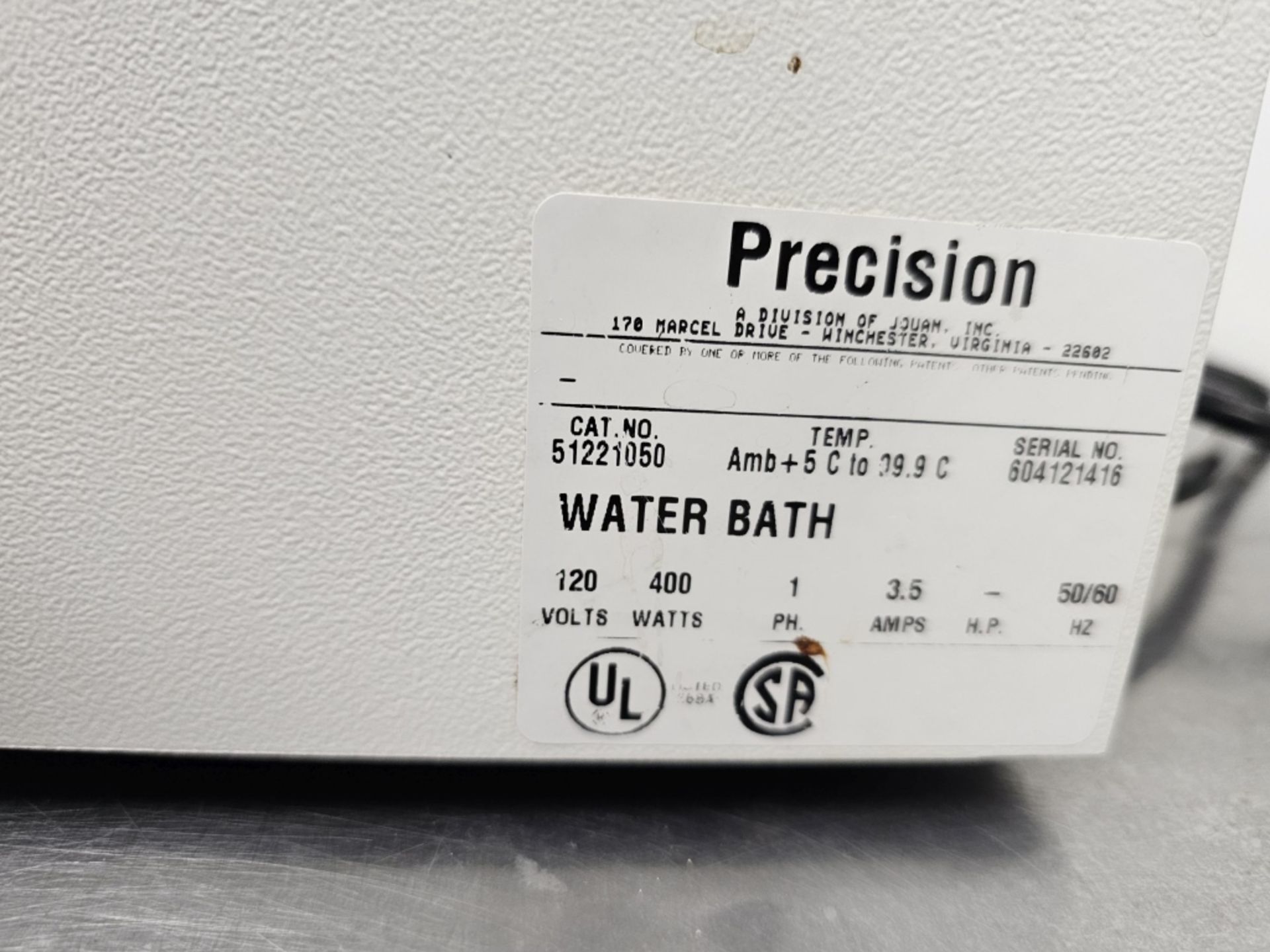 Thermo Scientific Precision microprocessor controlled 280 series water bath - Image 4 of 6