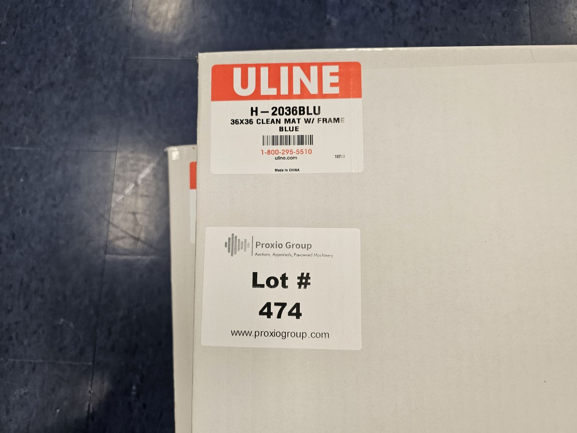 Skid Of Uline H-2036BLU 36" x 36" Cleanroom Entry Tacky Mats w/ Frames - Image 4 of 4