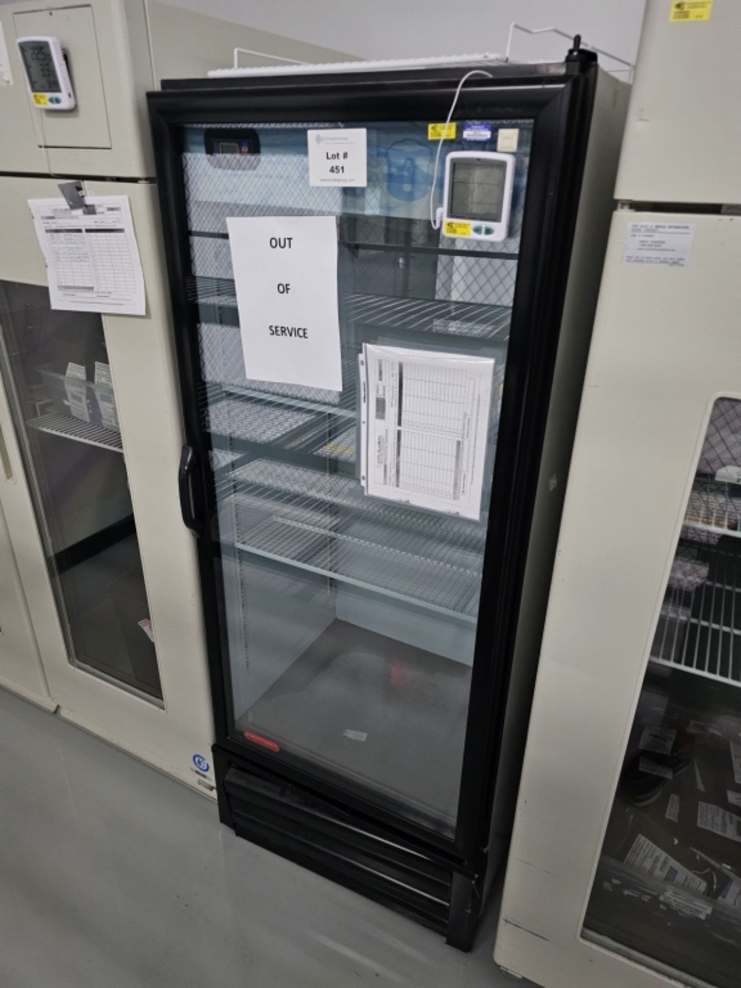 Single Glass Door Refrigerator