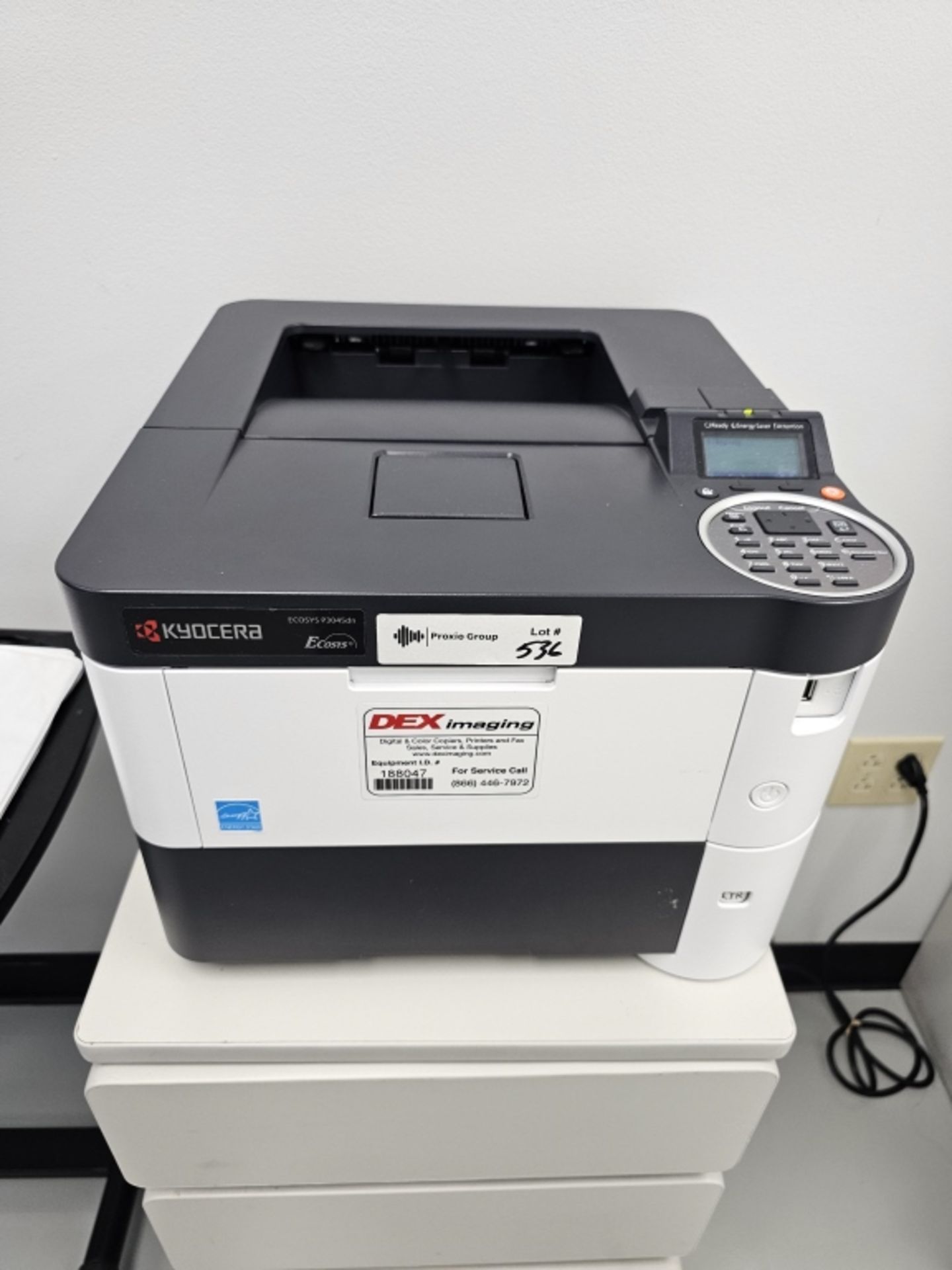 Kyocera Ecosys Series Model P3045dn Duplexing Network Laser Printer - Image 2 of 6