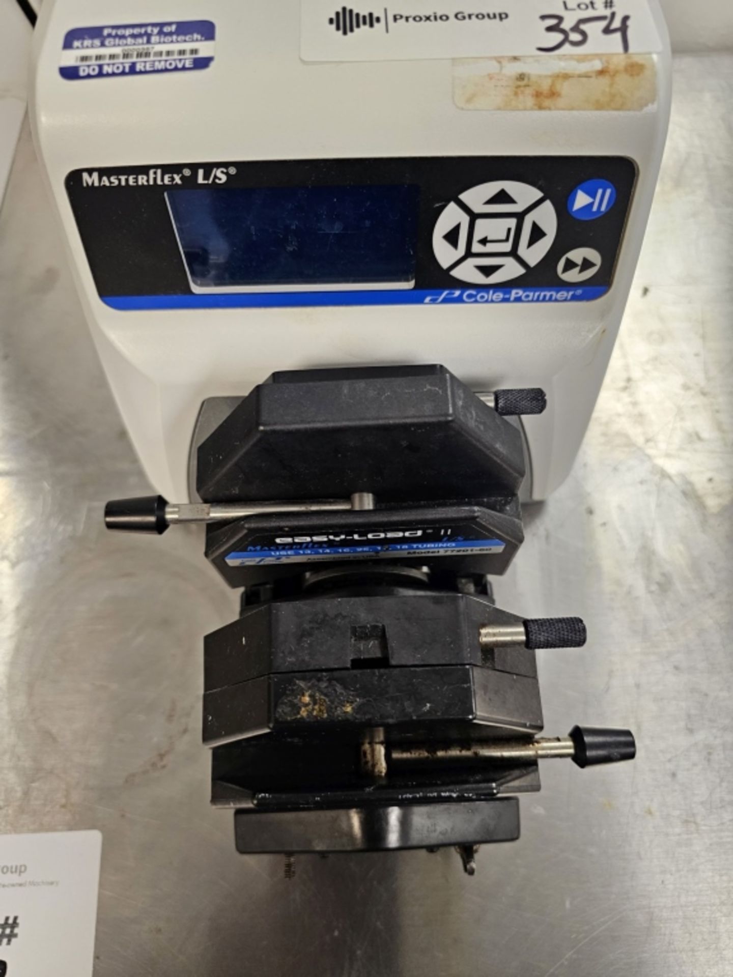 Cole Parmer MasterFlex L/S Series Peristaltic Pump Model 7523-80, 0.1-600RPM, 0.1HP - Image 3 of 6