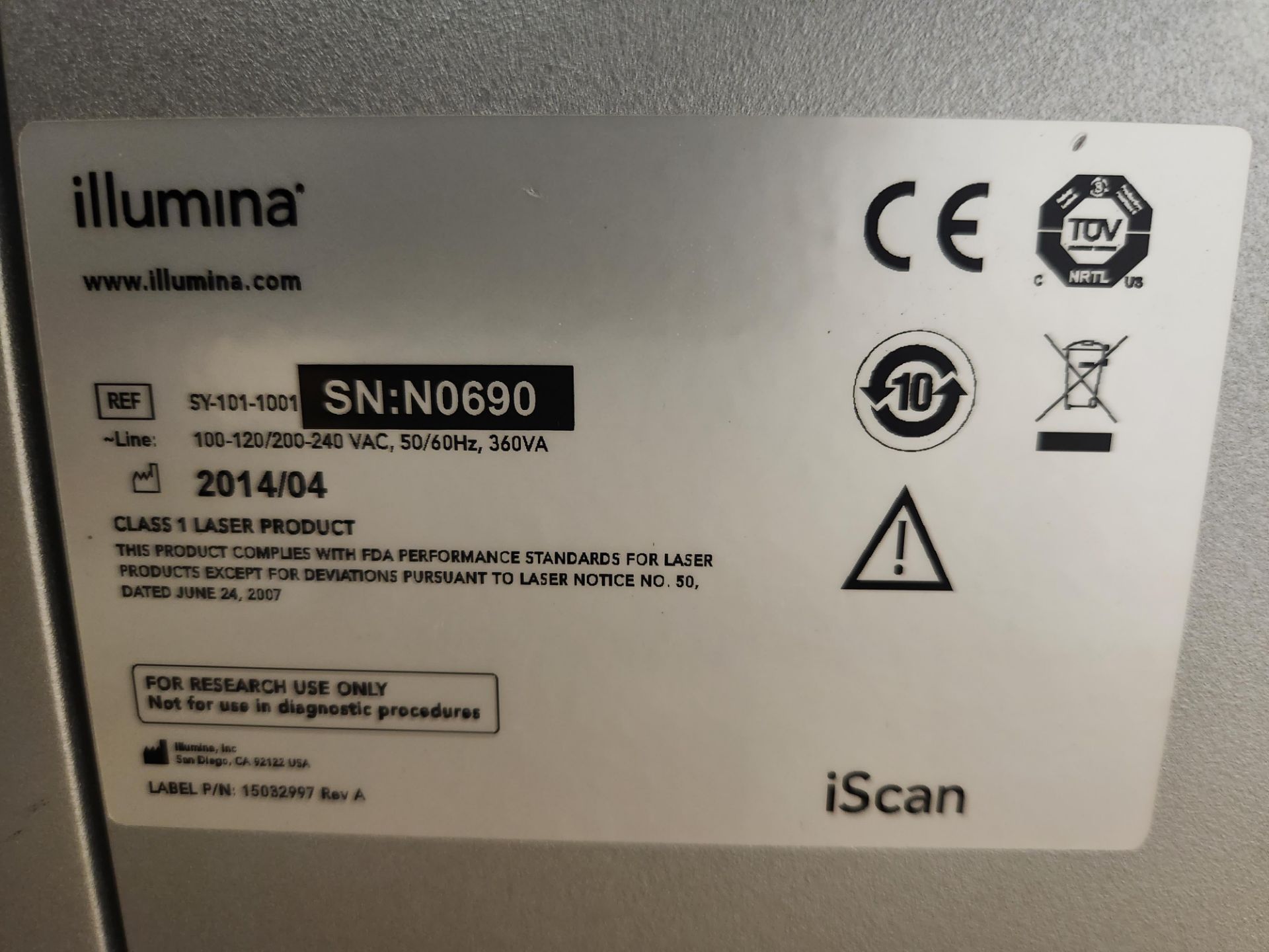 Illumina Iscan System - Image 2 of 9