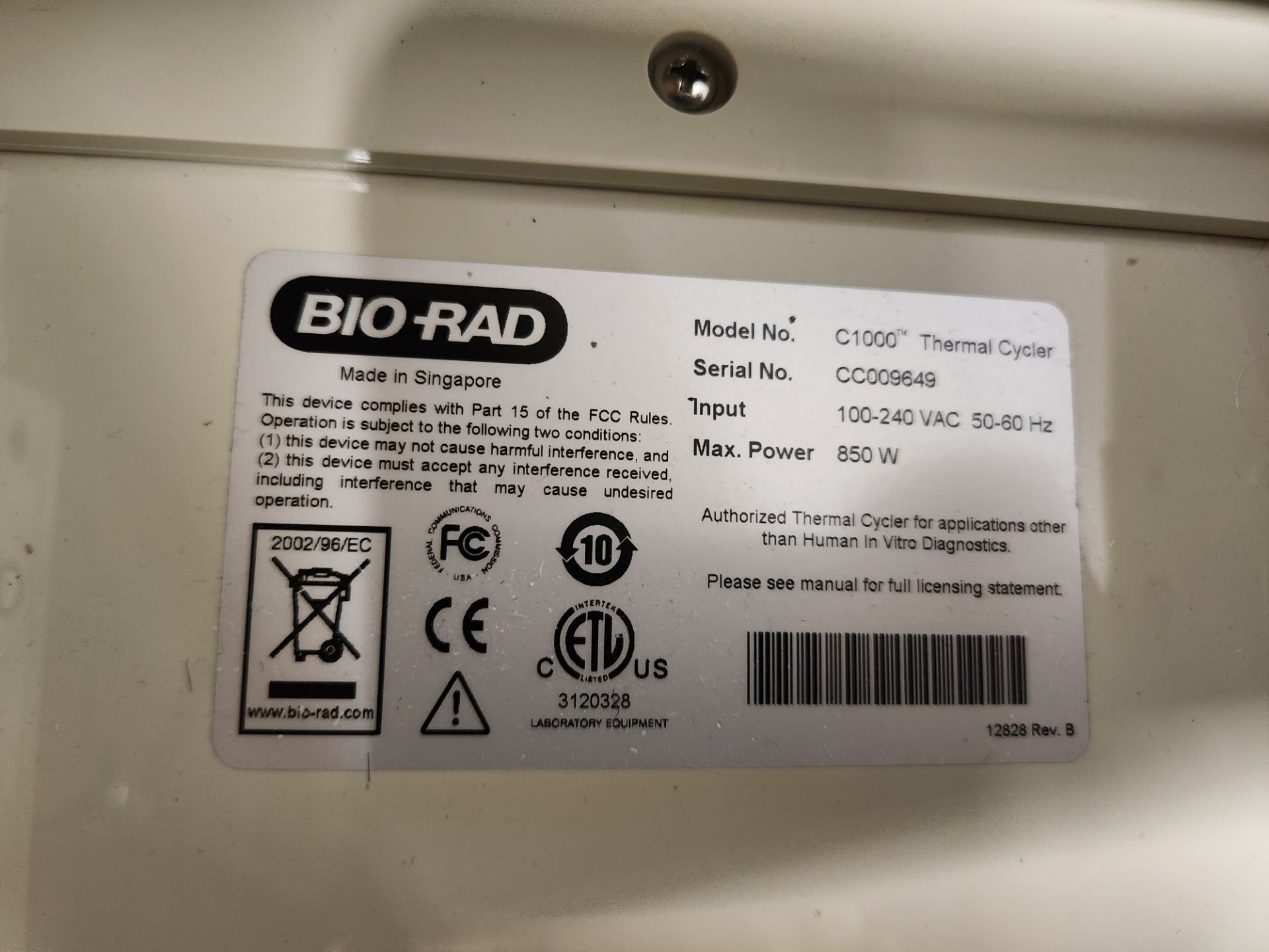 Bio-Rad Thermal Cycler - Image 3 of 6