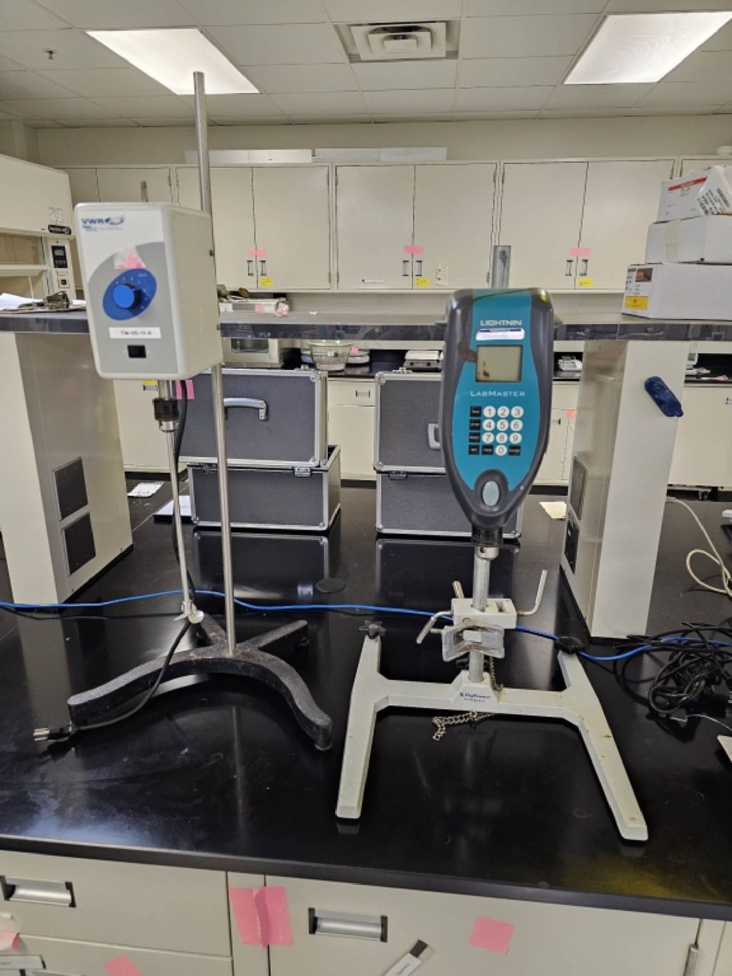 (2) Lab Mixers and Stands - Image 2 of 10