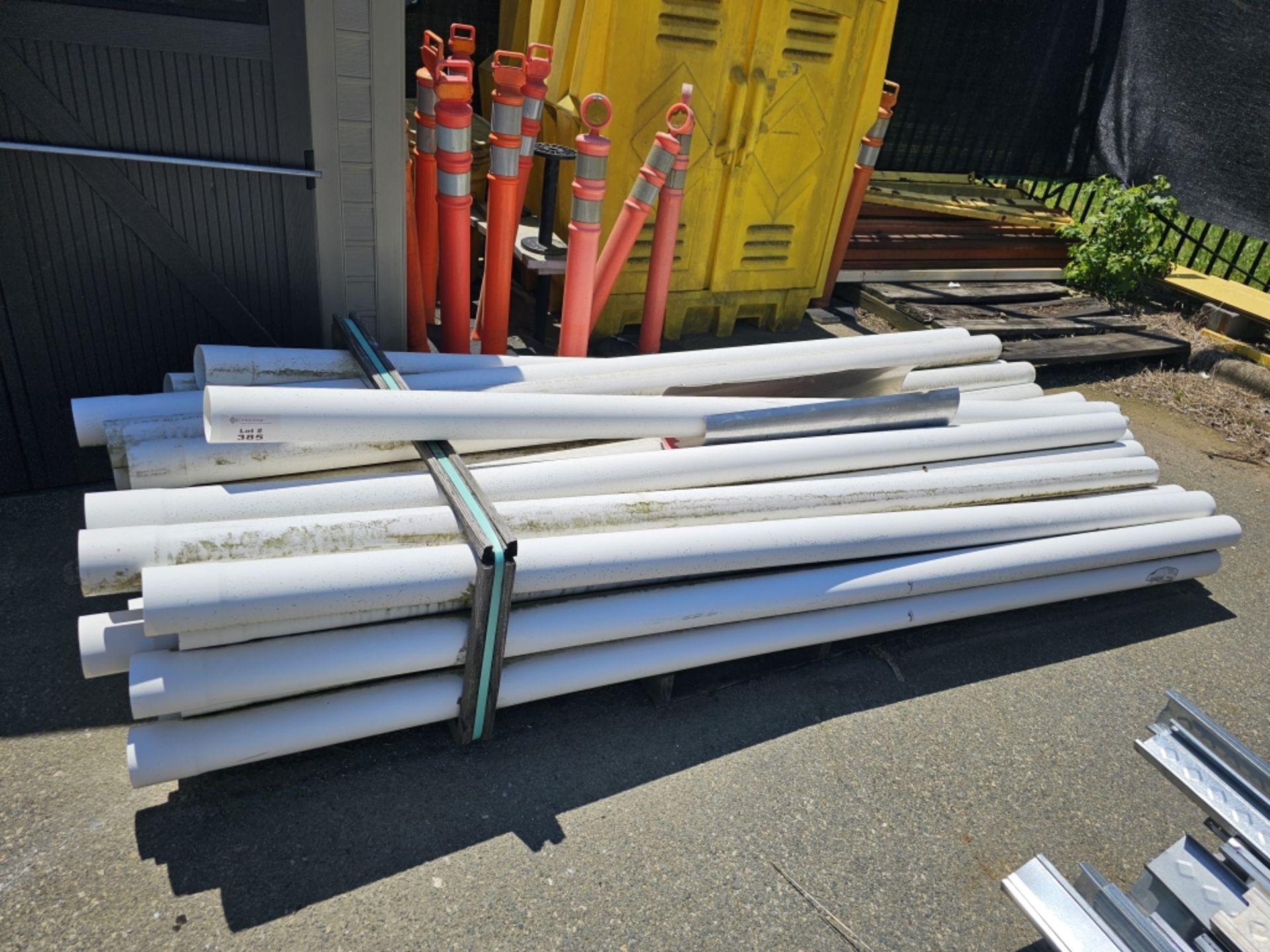 Skid Lot of PVC Piping