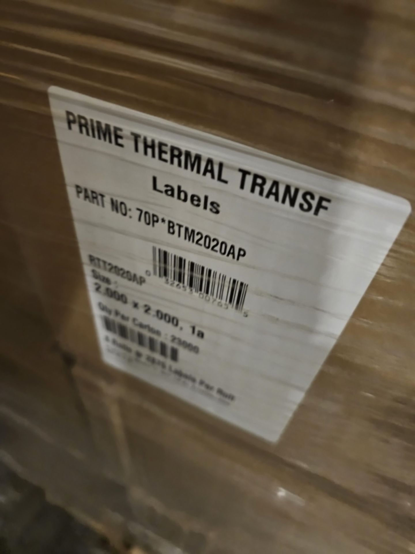 (2) Skids Of Thermal Prinet Labels - Image 5 of 6