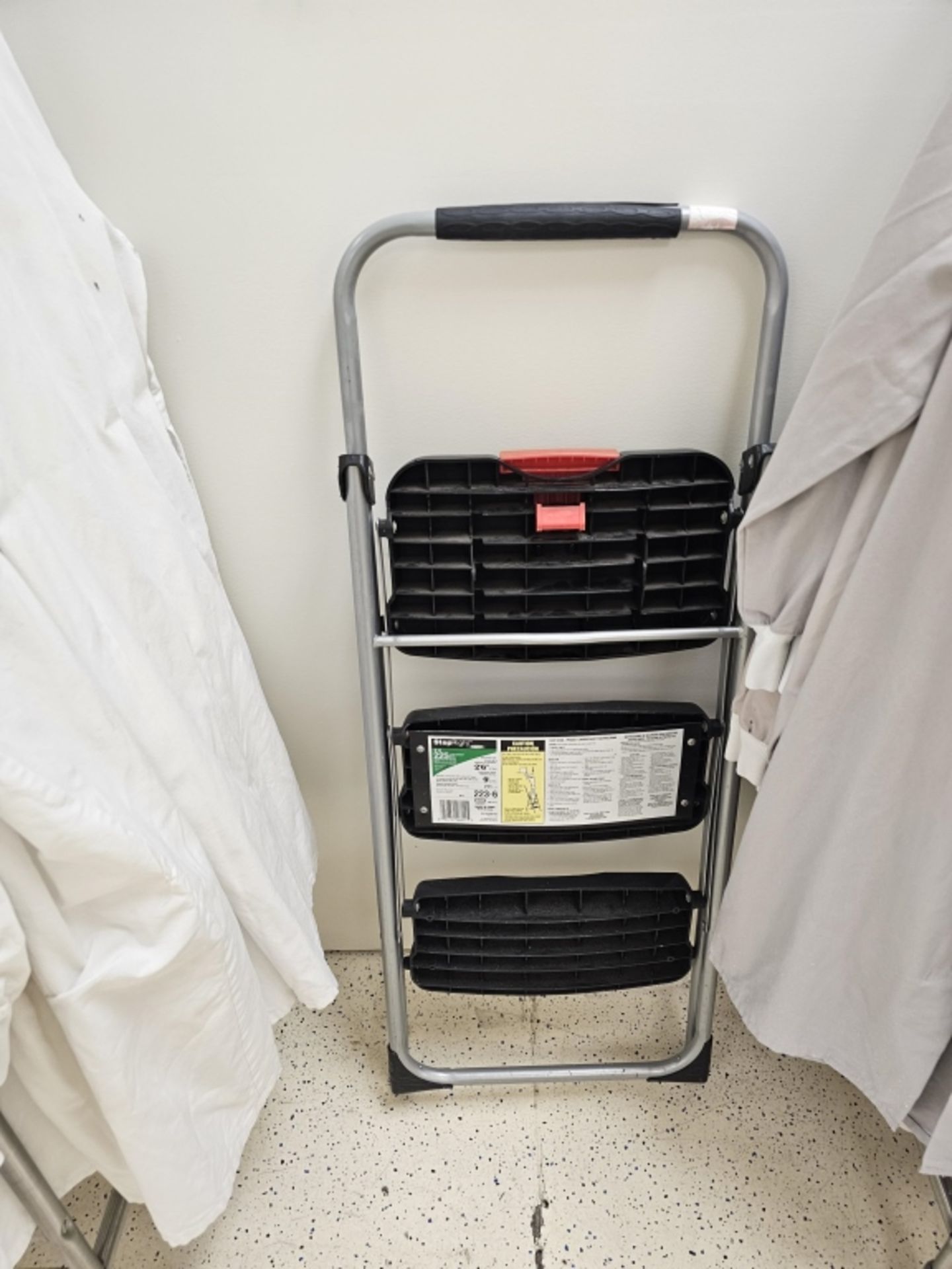 Rolling Hamper With Assorted Lab Coats - Image 3 of 7