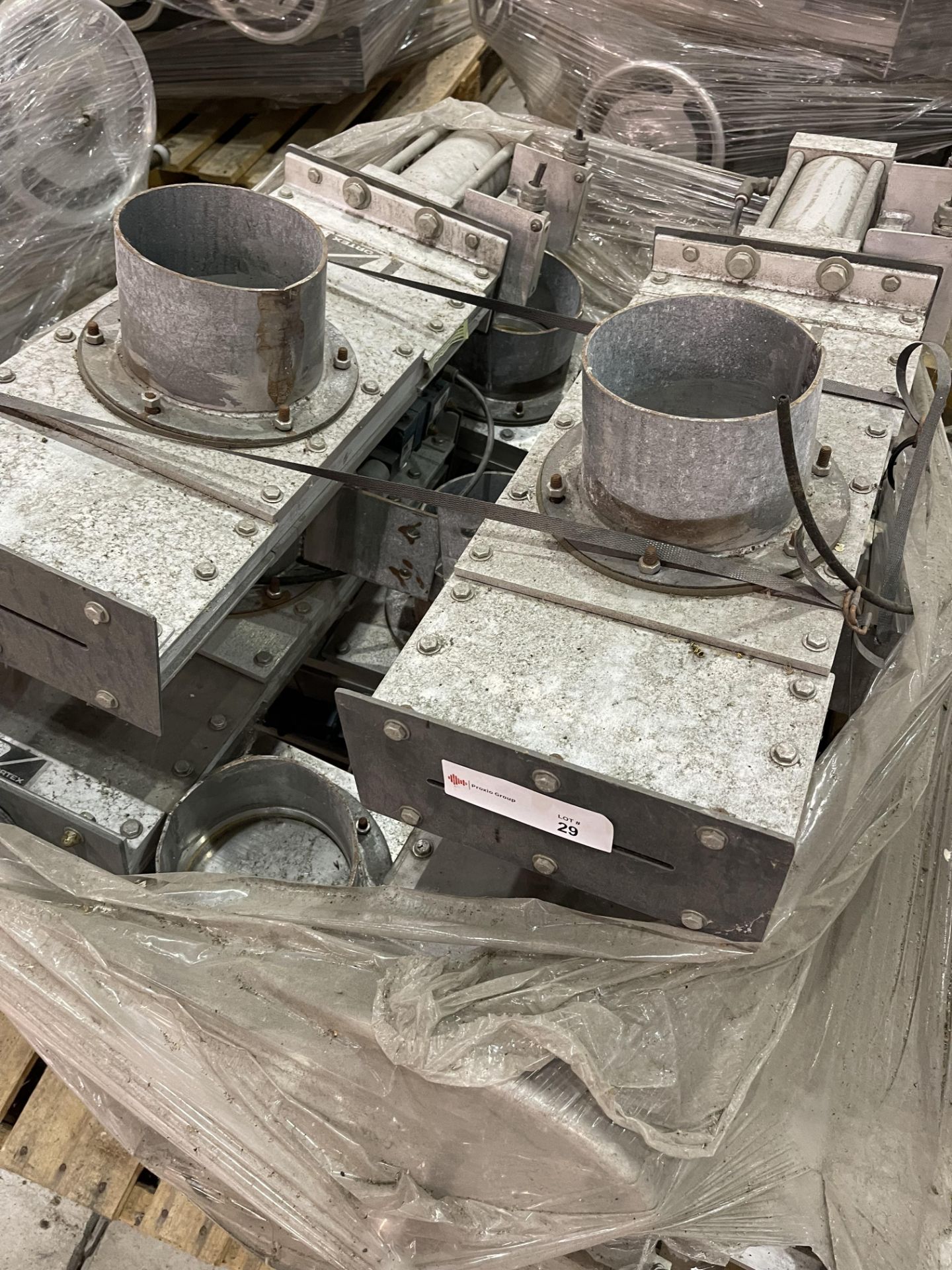 Pallet of S/S Salinas Vortex Valves