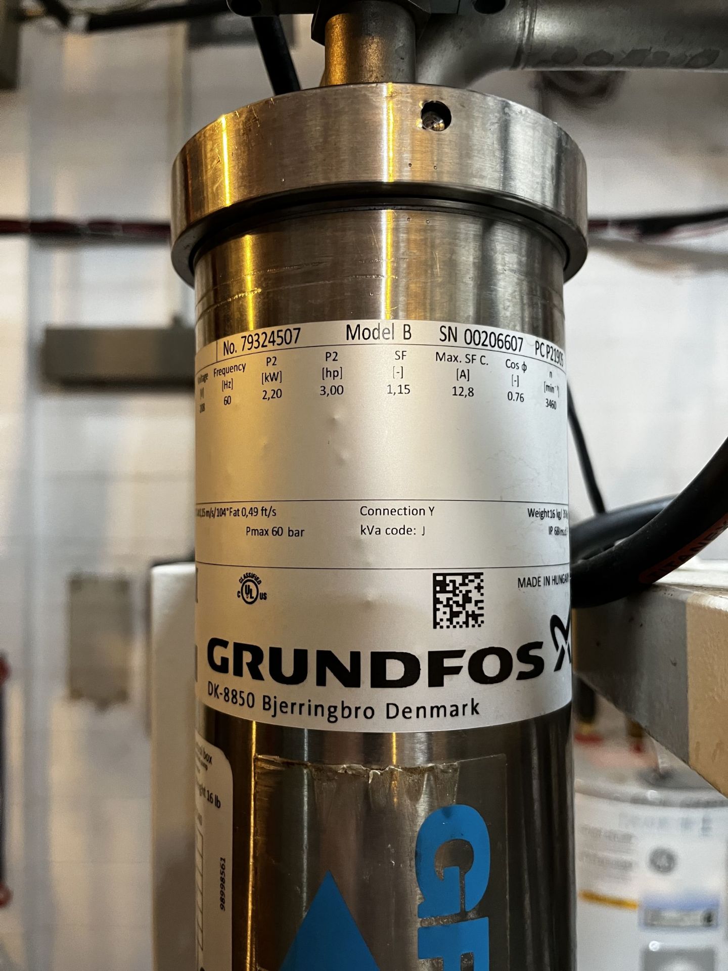 Grundfos 4" Submersible Well Pump - Image 3 of 7