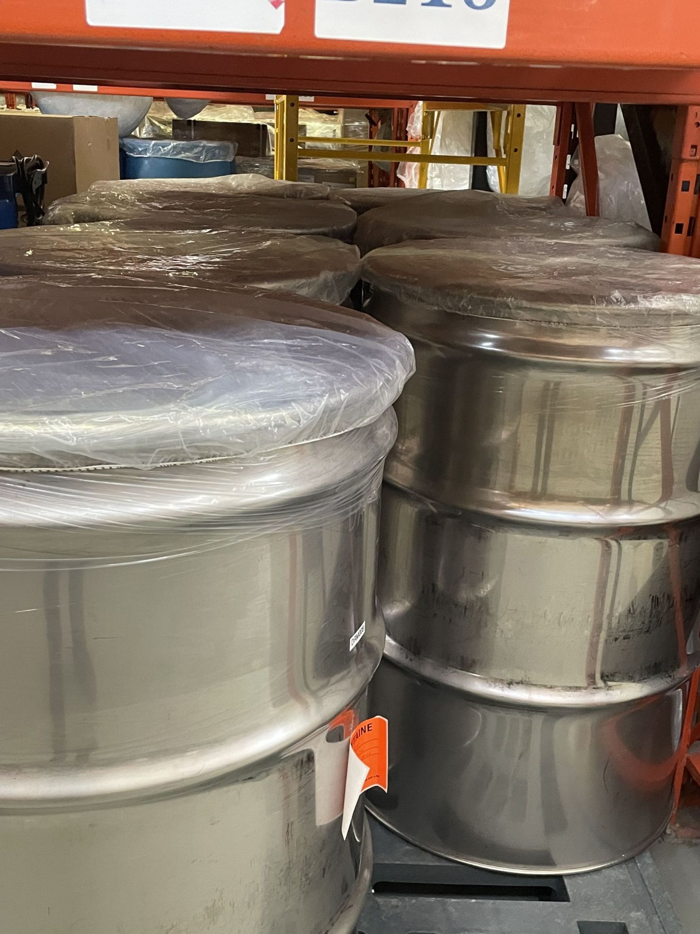 Stainless Drum 45 gal. (Lot of 12) - Image 2 of 2