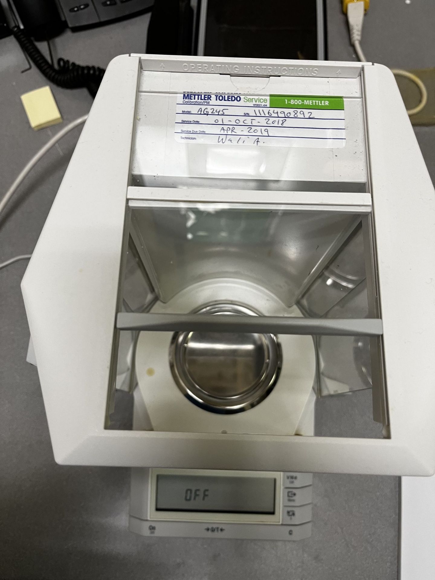 Mettler Toledo Analytical Balance - Image 4 of 8